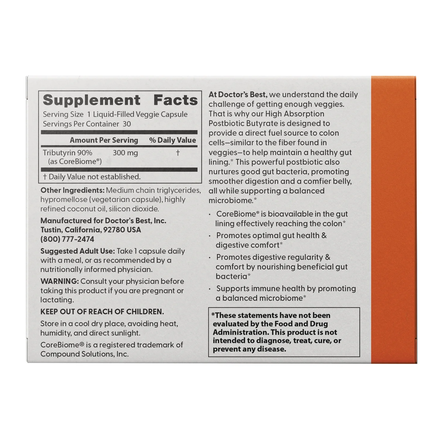 High Absorption Postbiotic Butyrate - Image 2