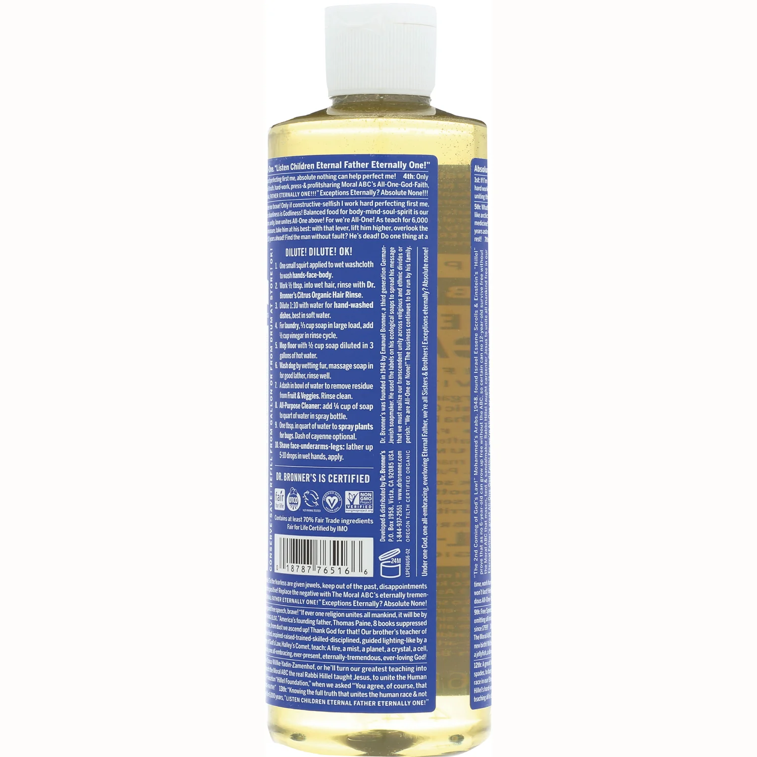 18-in-1 Pure-Castile Magic Soap - Peppermint - Image 4