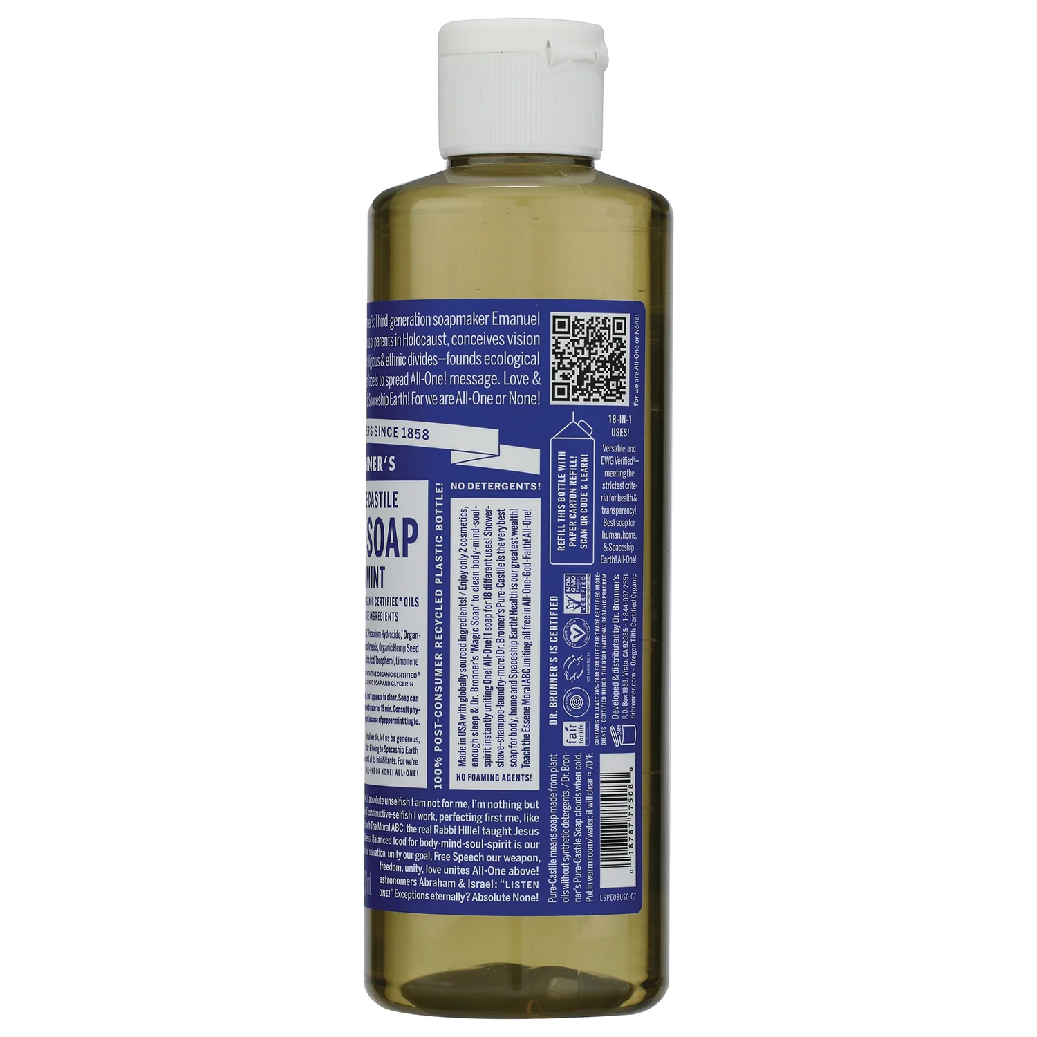 18-in-1 Pure-Castile Magic Soap - Peppermint - Image 3