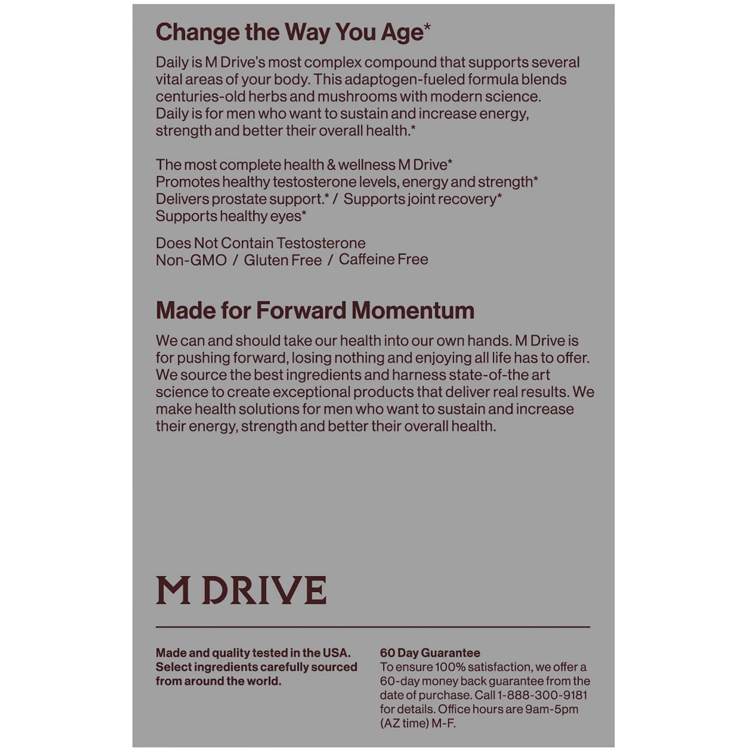 Mdrive Daily Men's Health Complex - Image 3