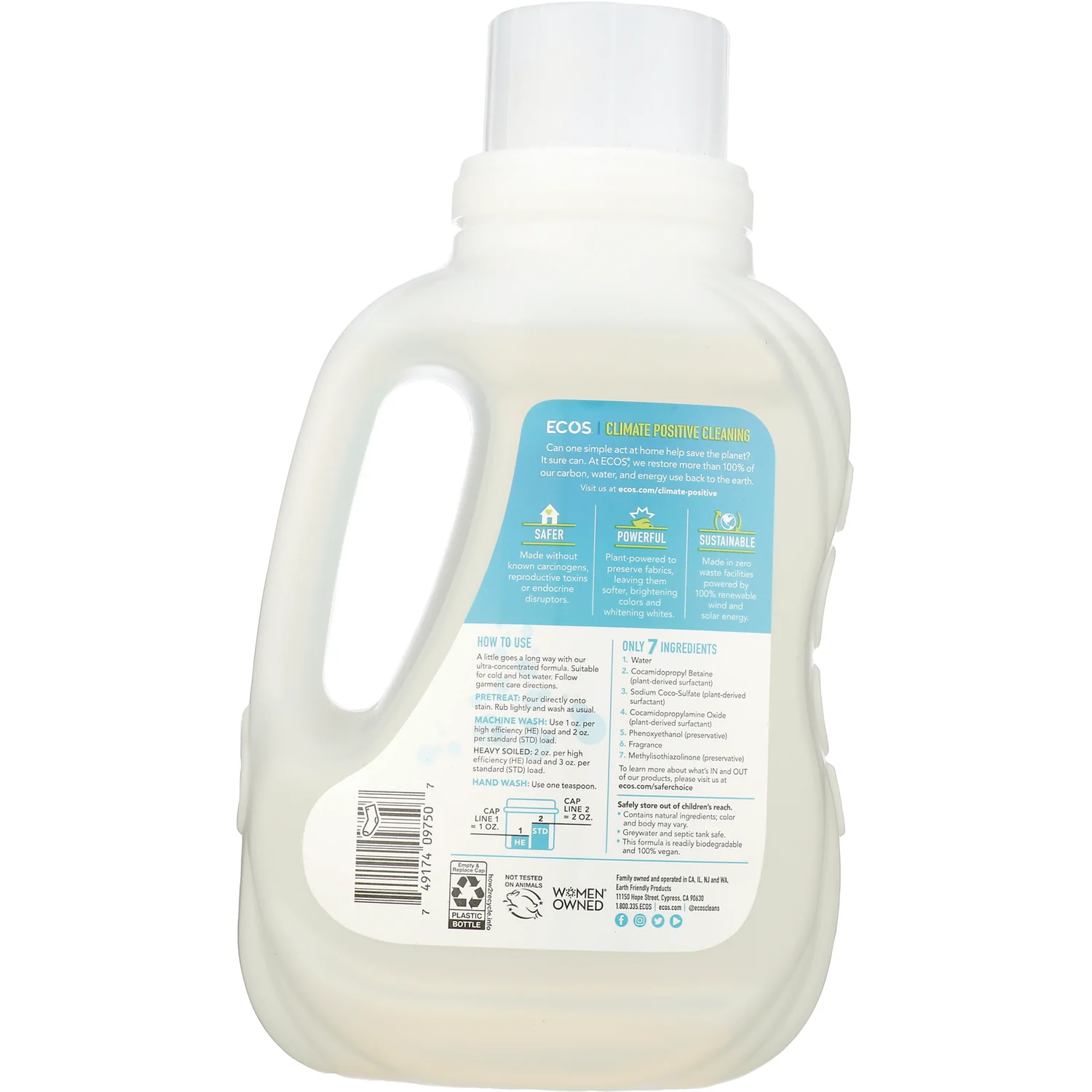 ECOS Plant Powered Laundry Detergent - Magnolia &Lily - Image 2