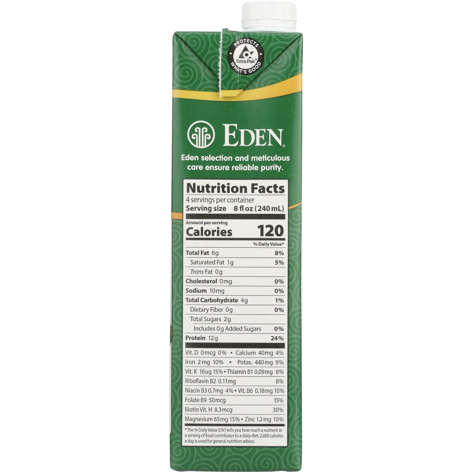 Unsweetened Edensoy Organic Soymilk - Image 2