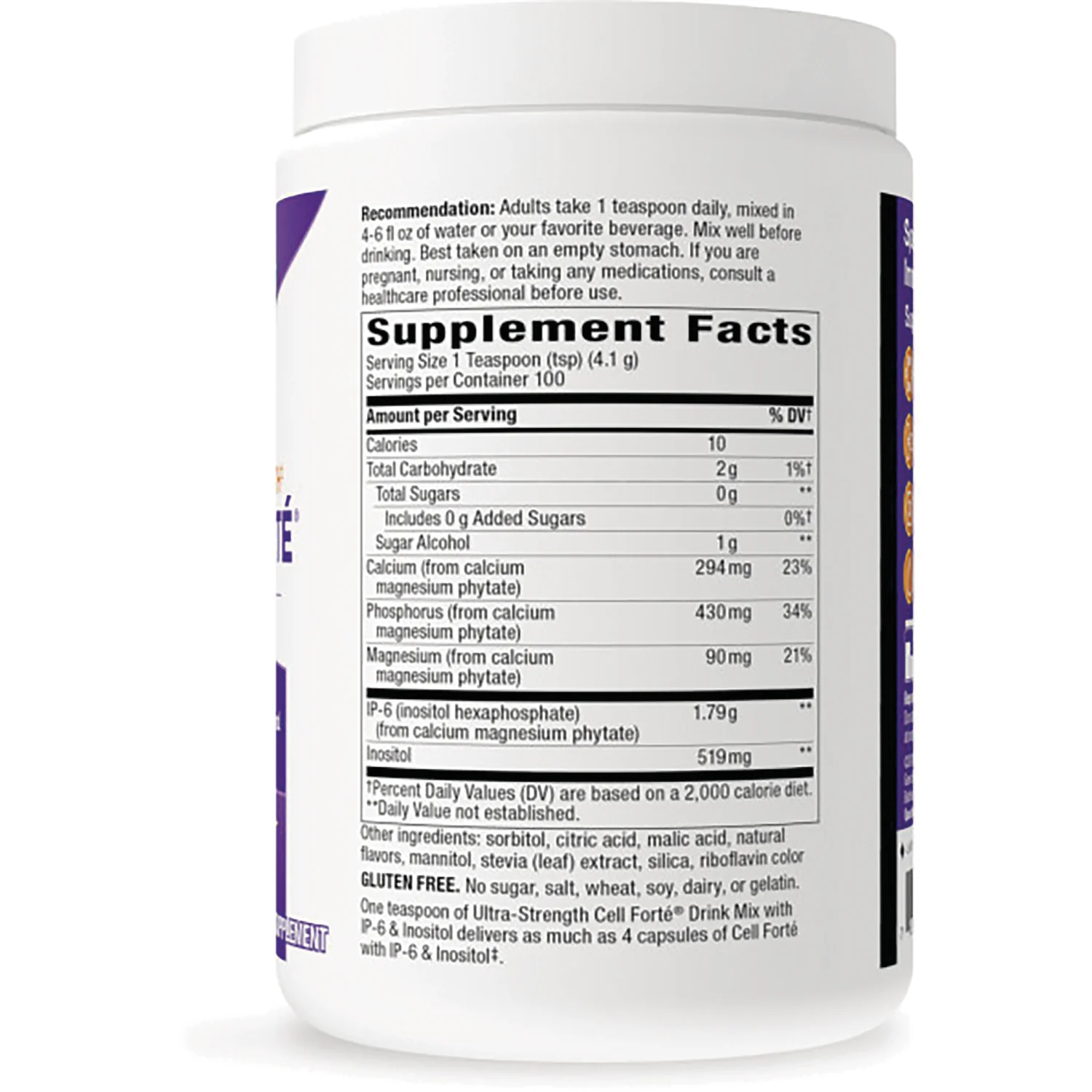 Ultra-Strength Cell Forte Drink Mix - Citrus - Image 2