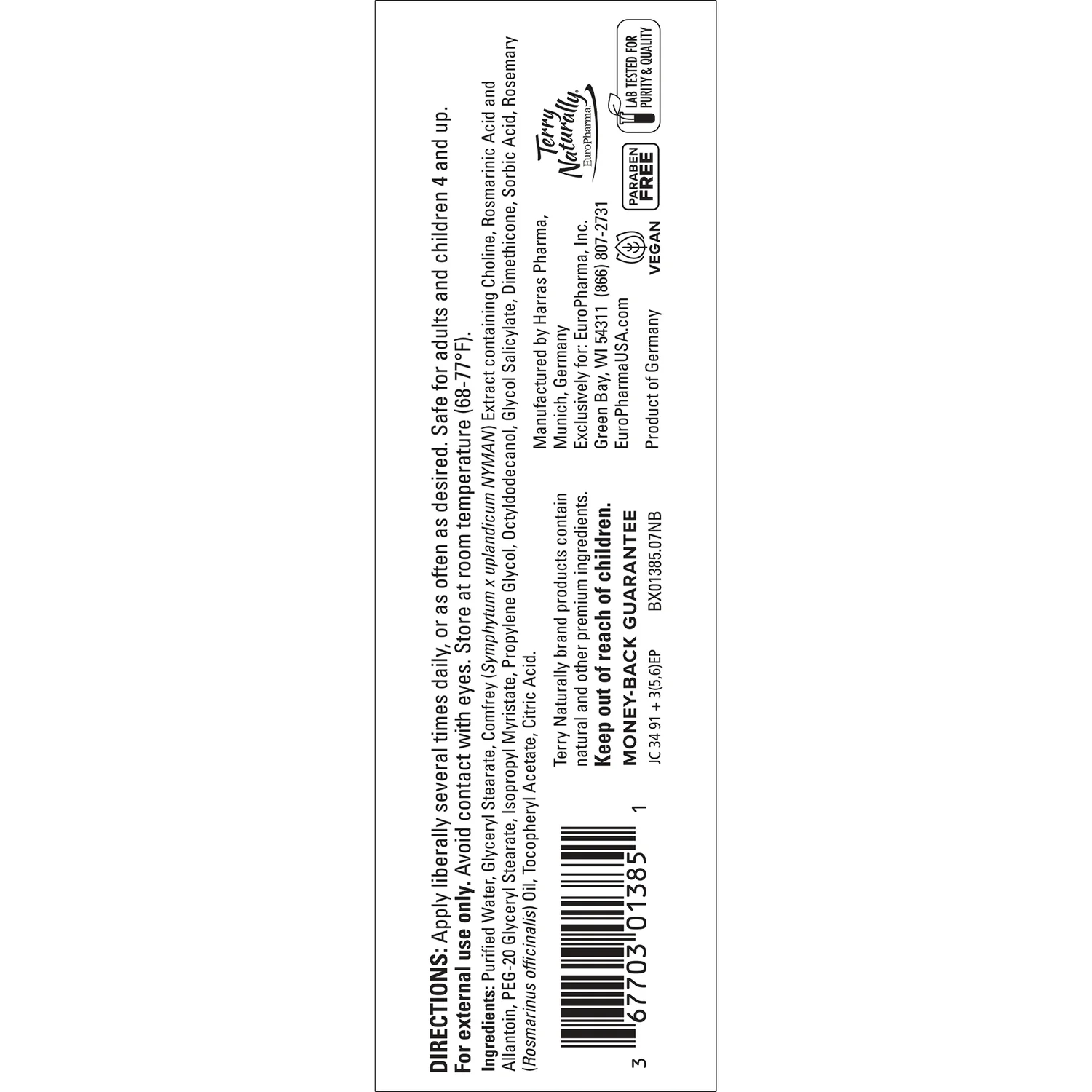 Terry Naturally Traumaplant Comfrey Cream - Image 2
