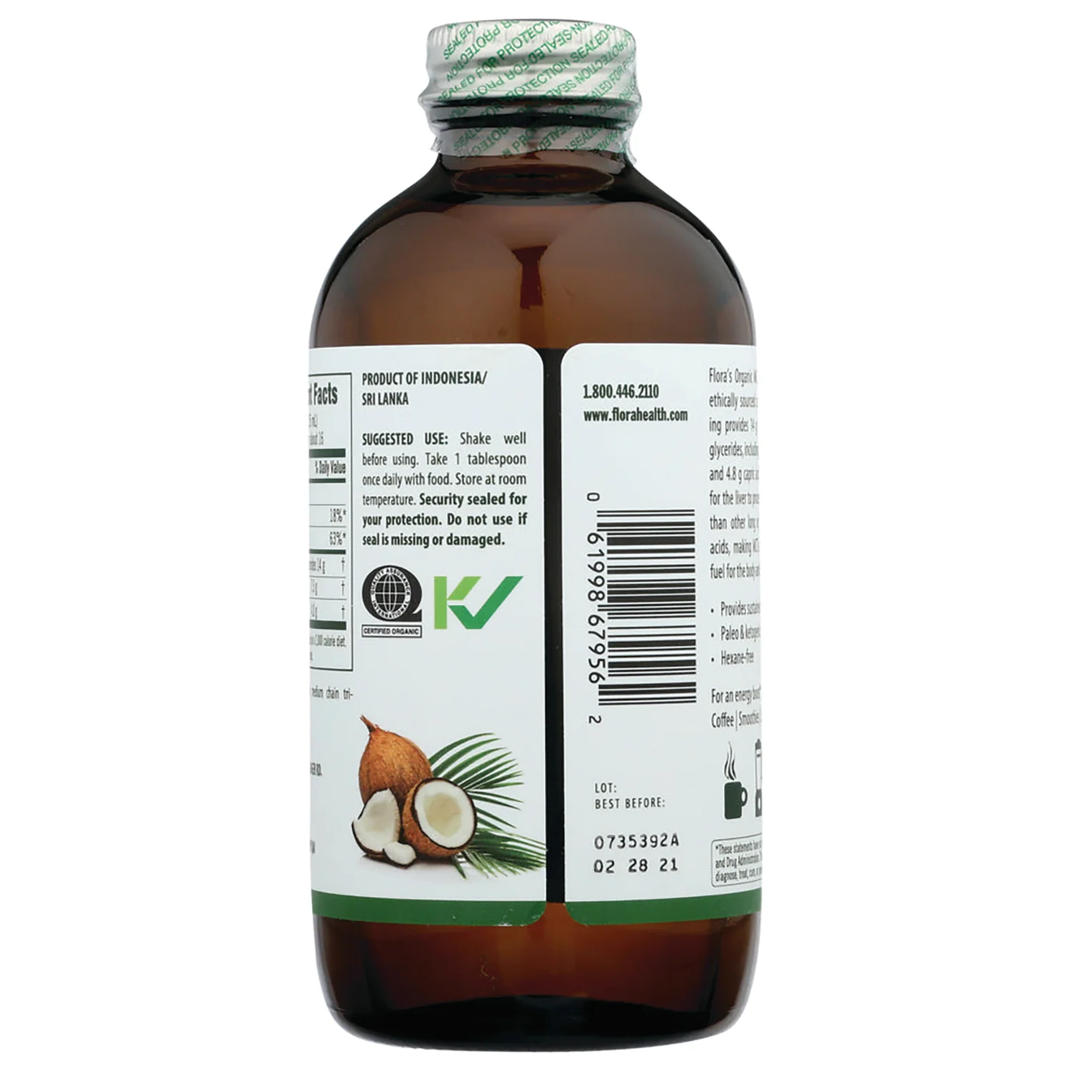 Certified Organic MCT Oil - Unflavored - Image 4