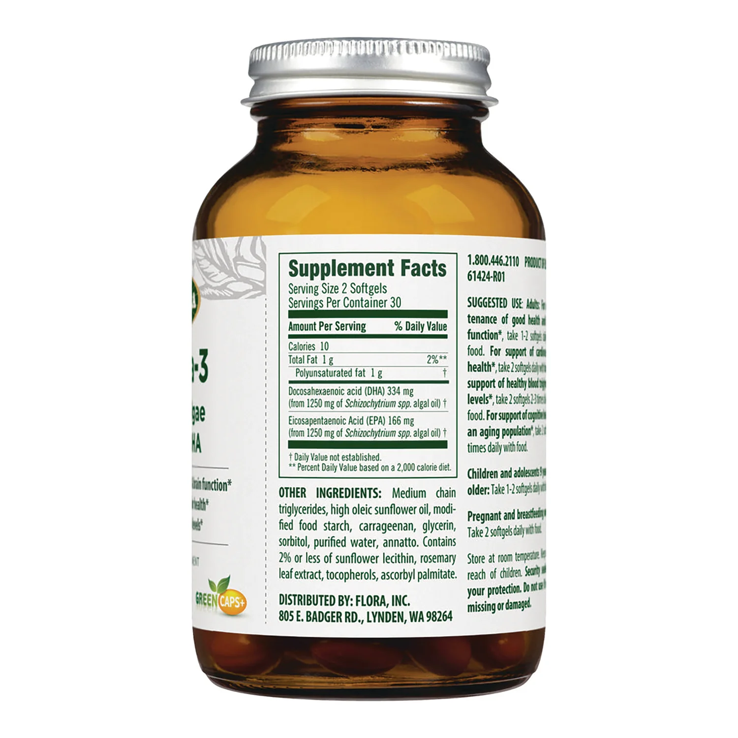 Omega-3 Vegan Algae EPA & DHA - Image 2