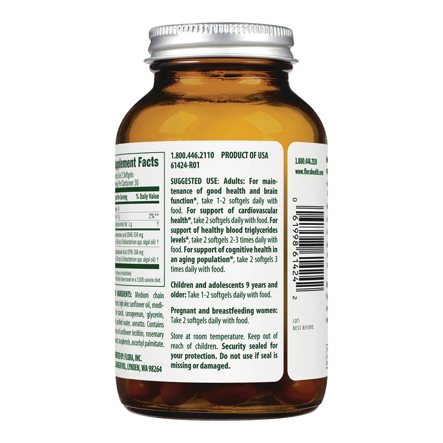 Omega-3 Vegan Algae EPA & DHA - Image 3