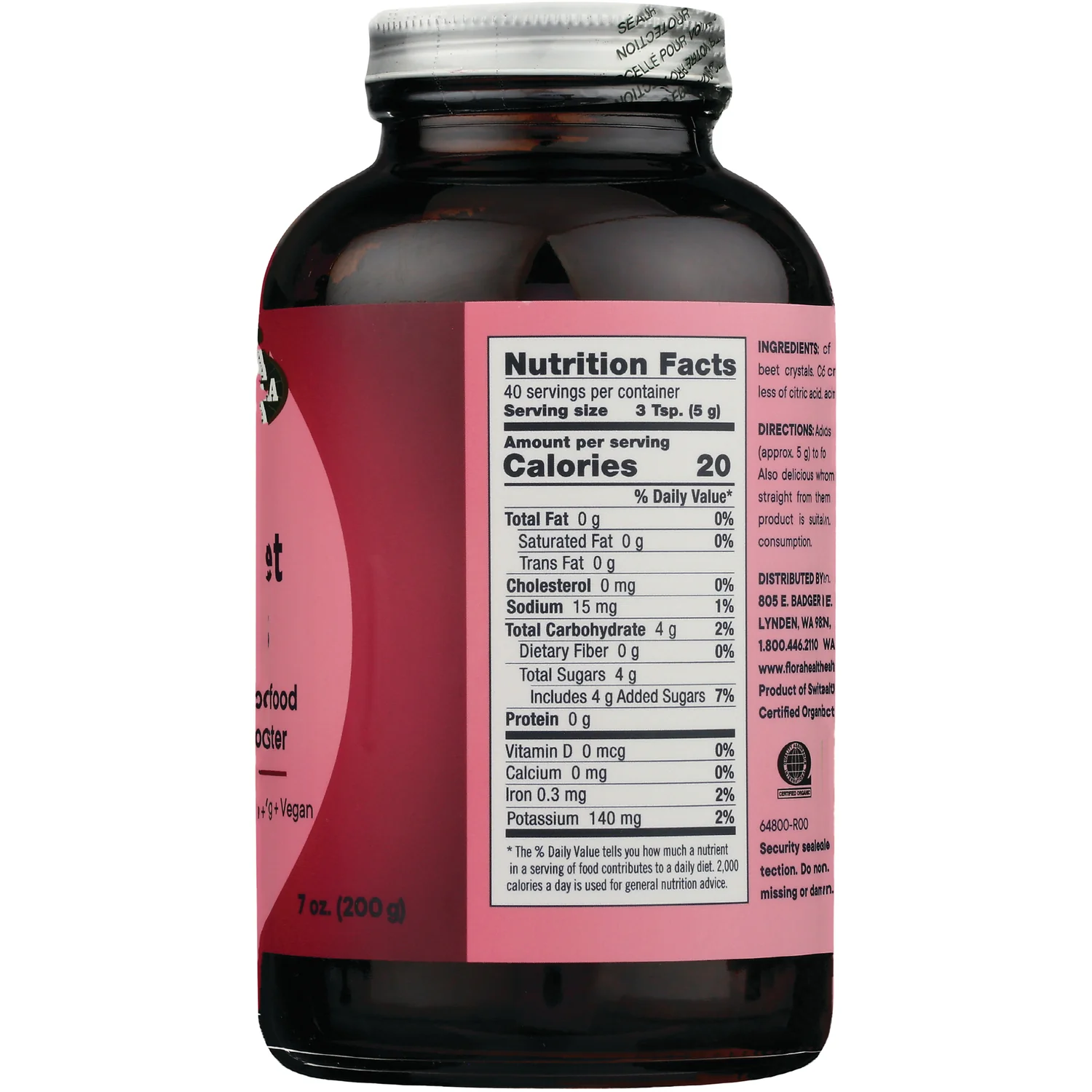 Organic Red Beet Crystals - Image 2