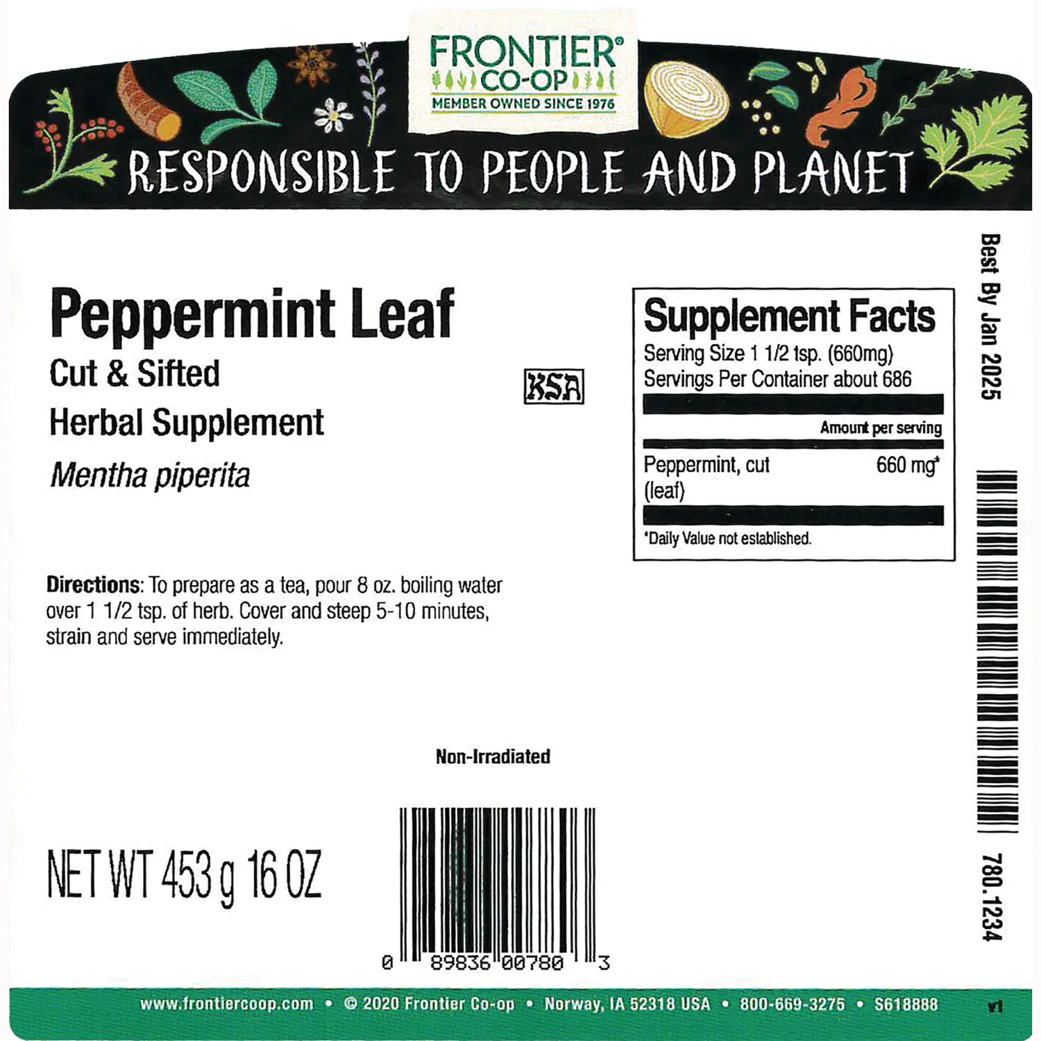 Peppermint Leaf - Cut & Sifted - Image 3