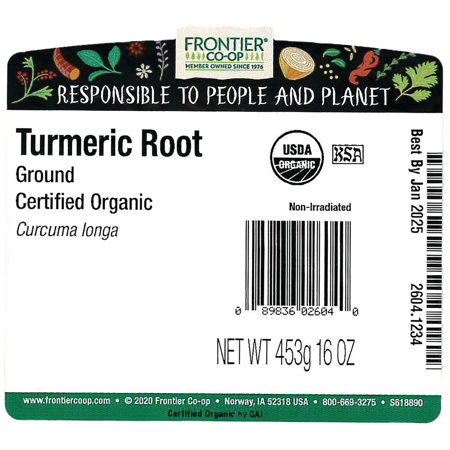 Organic Ground Turmeric Root - Image 3