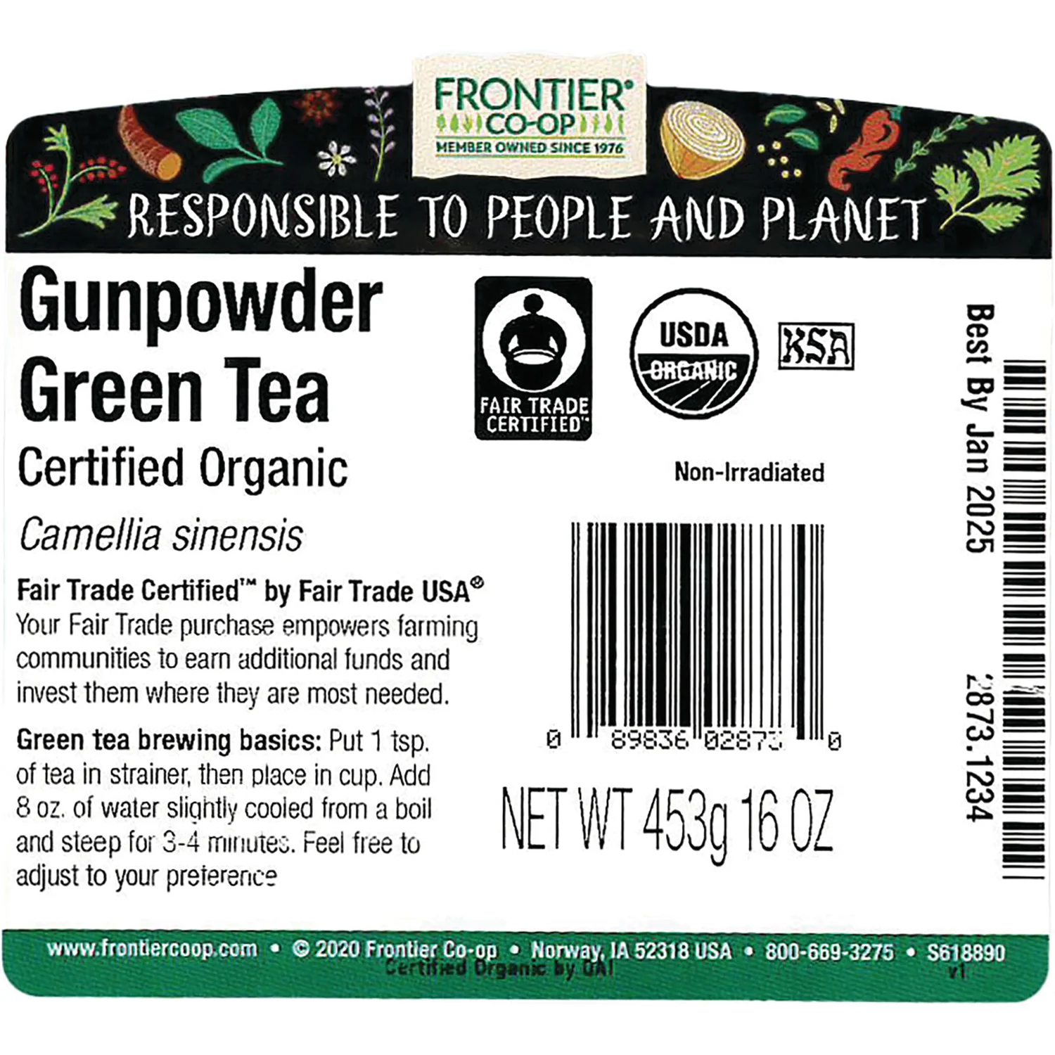 Organic Gunpowder Green Tea - Image 3