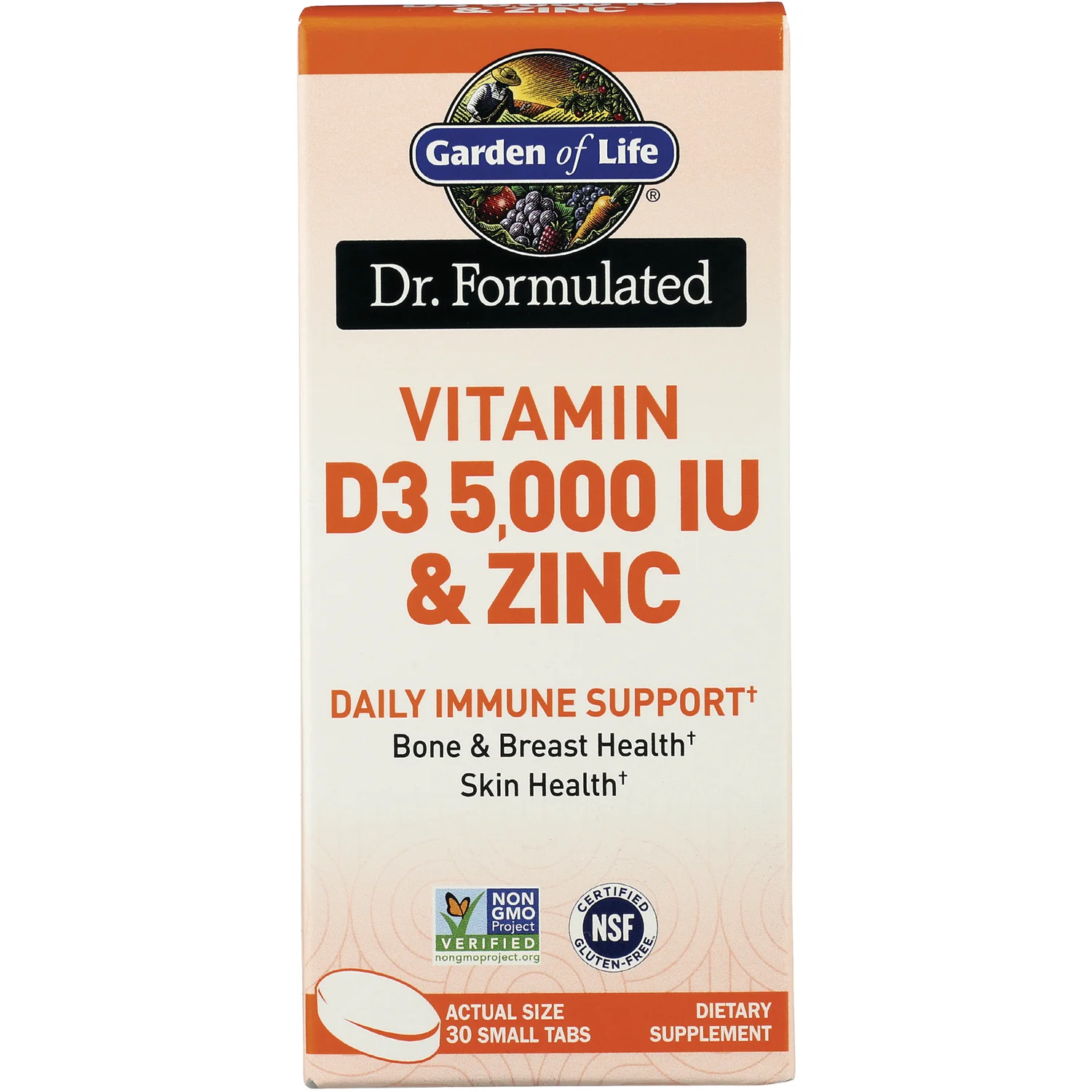 Dr. Formulated Vitamin D3 5,000 IU & Zinc