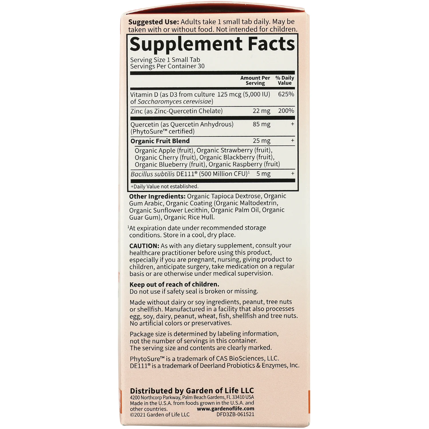 Dr. Formulated Vitamin D3 5,000 IU & Zinc - Image 2