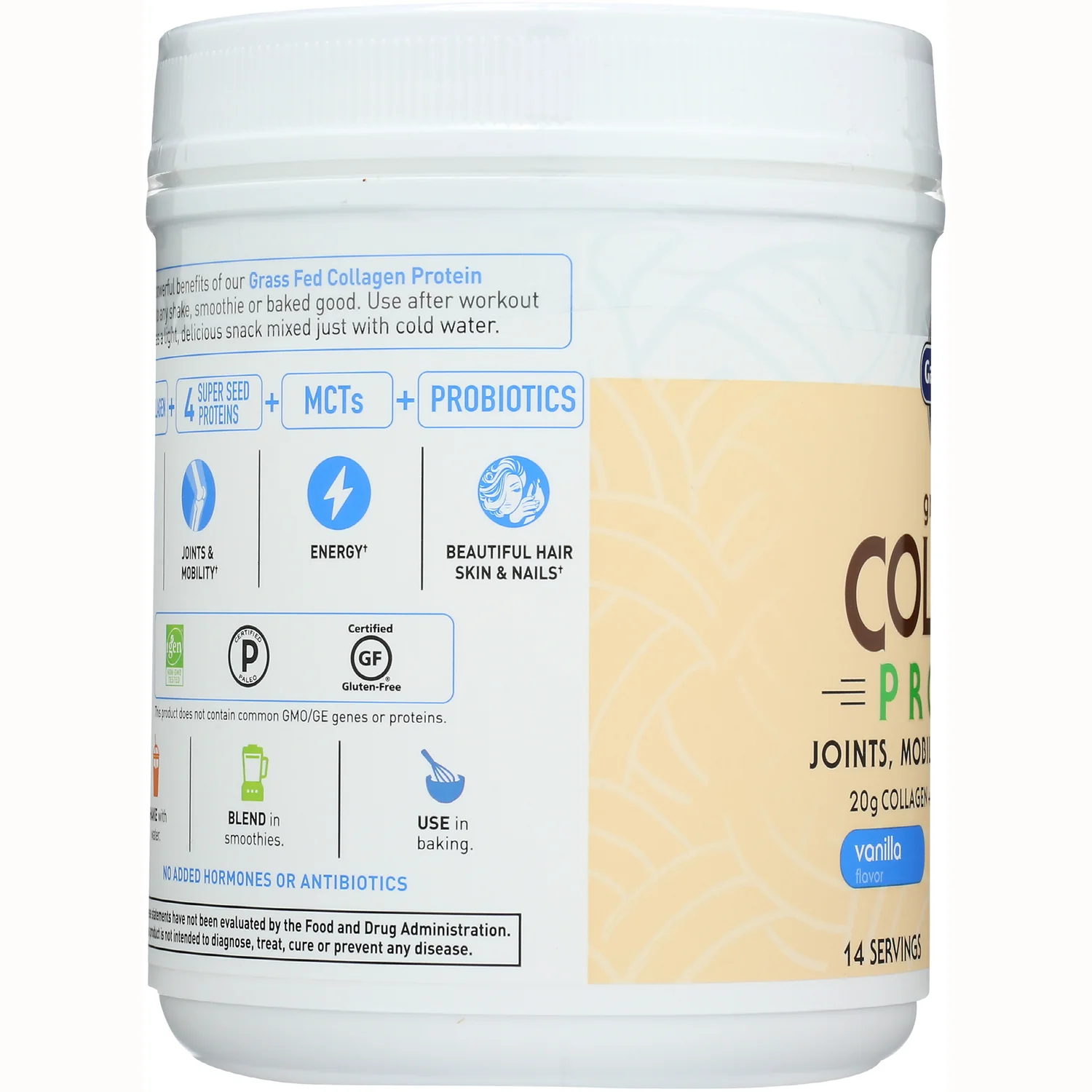 Grass Fed Collagen Protein - Vanilla - Image 4