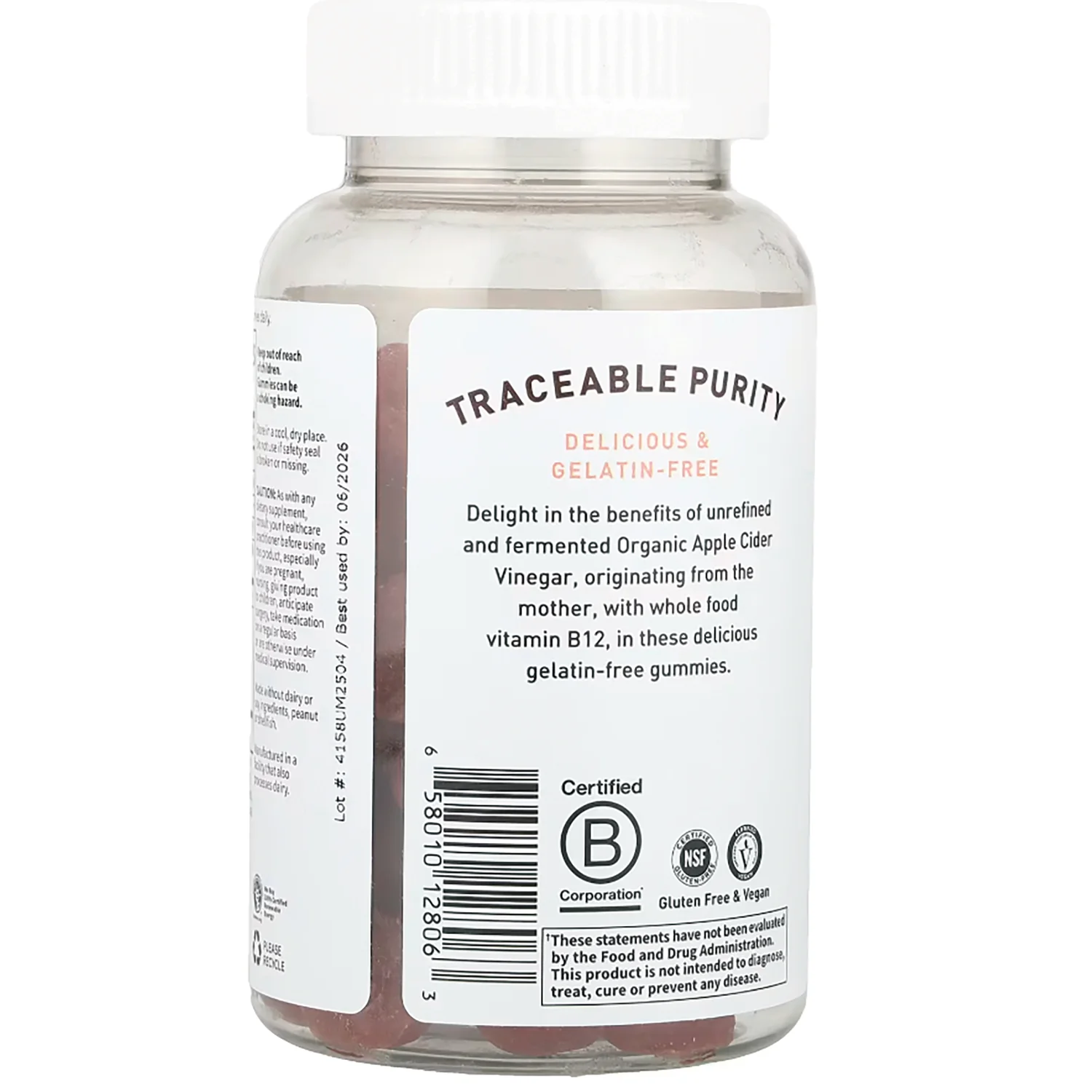 Organic Apple Cider Vinegar Gummies - Image 3