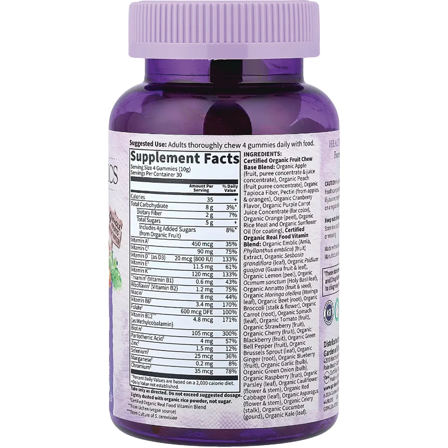 Organics Prenatal Multi Gummies - Organic Berry - Image 2