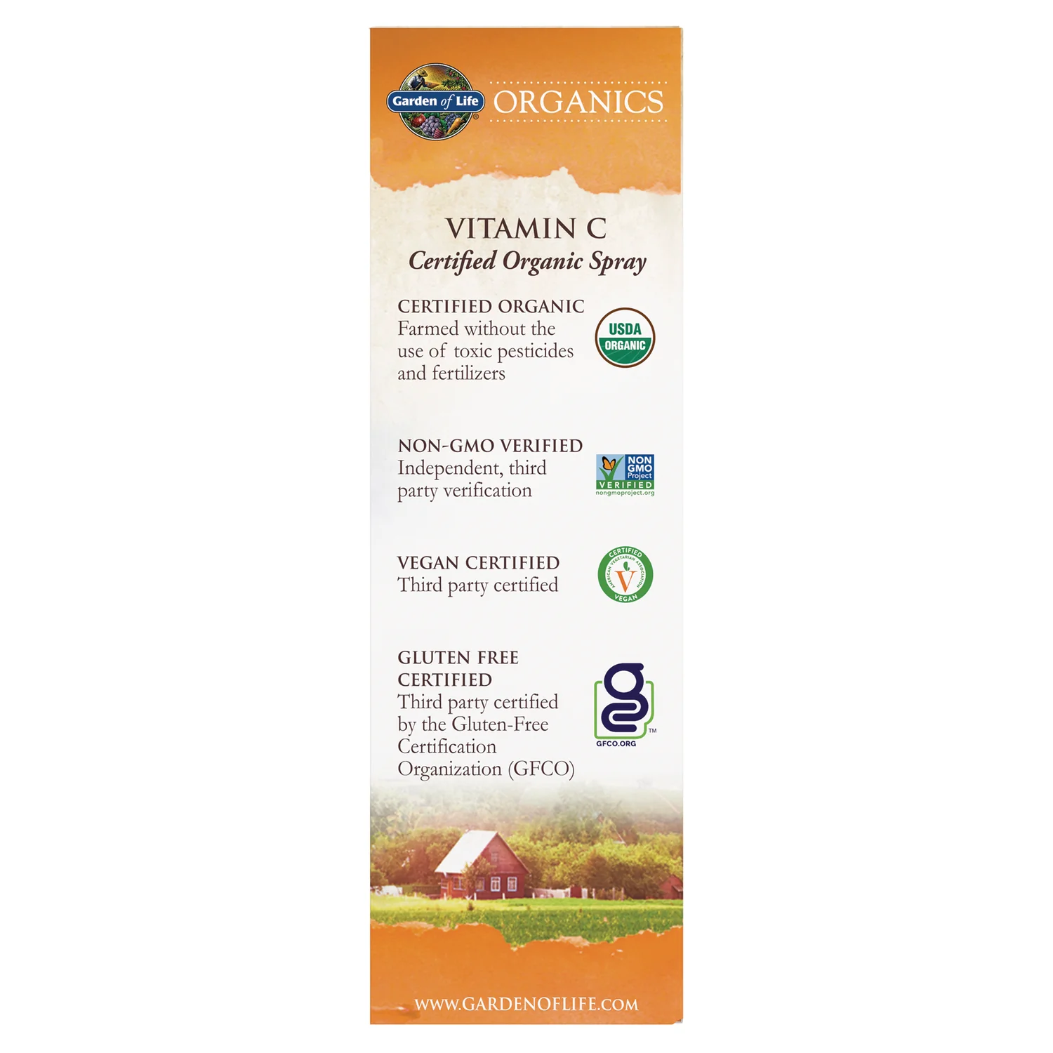 Organics Vitamin C Organic Spray - Orange-Tangerine - Image 3