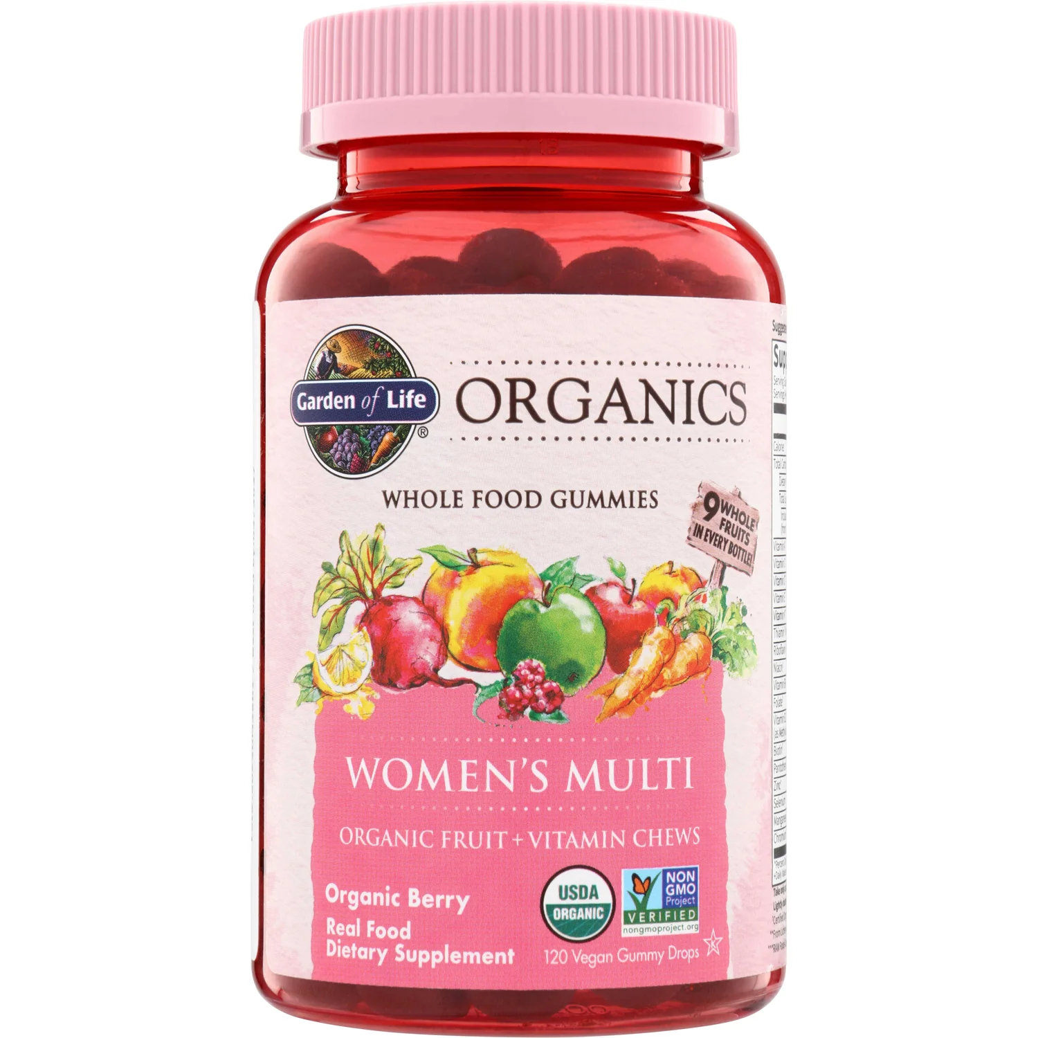 Organics Women's Multi Gummies - Organic Berry