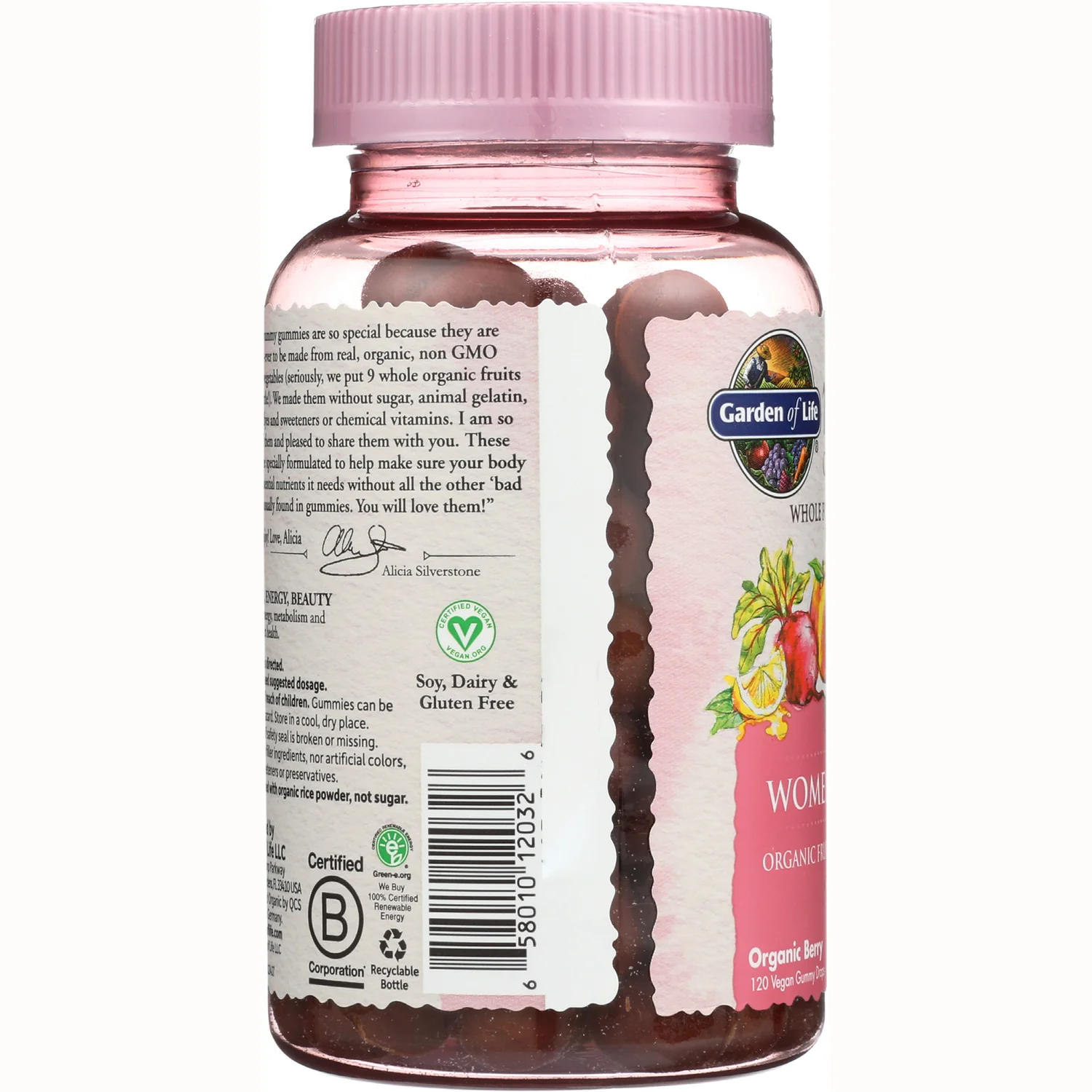 Organics Women's Multi Gummies - Organic Berry - Image 4