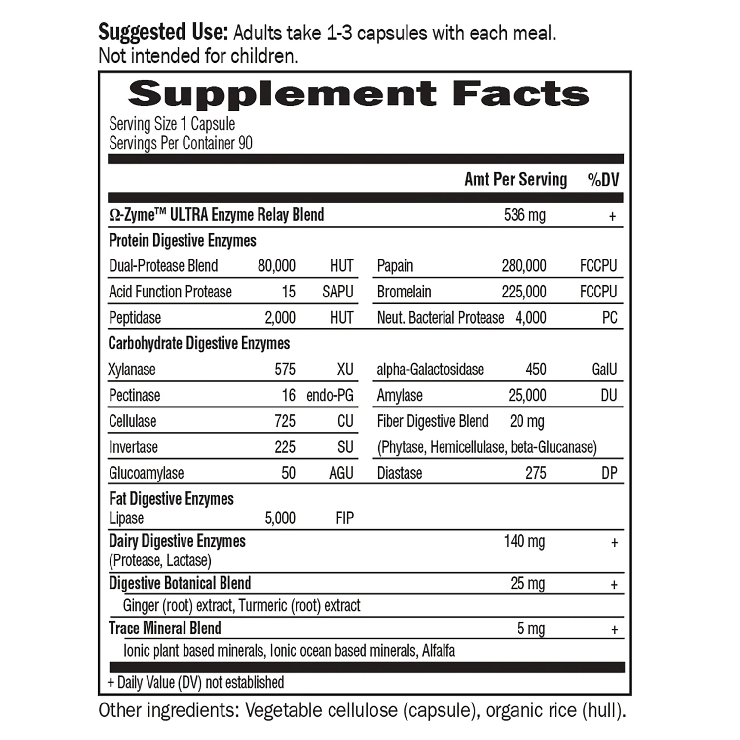 Omega-Zyme Ultra Ultimate Digestive Enzyme Blend - Image 2