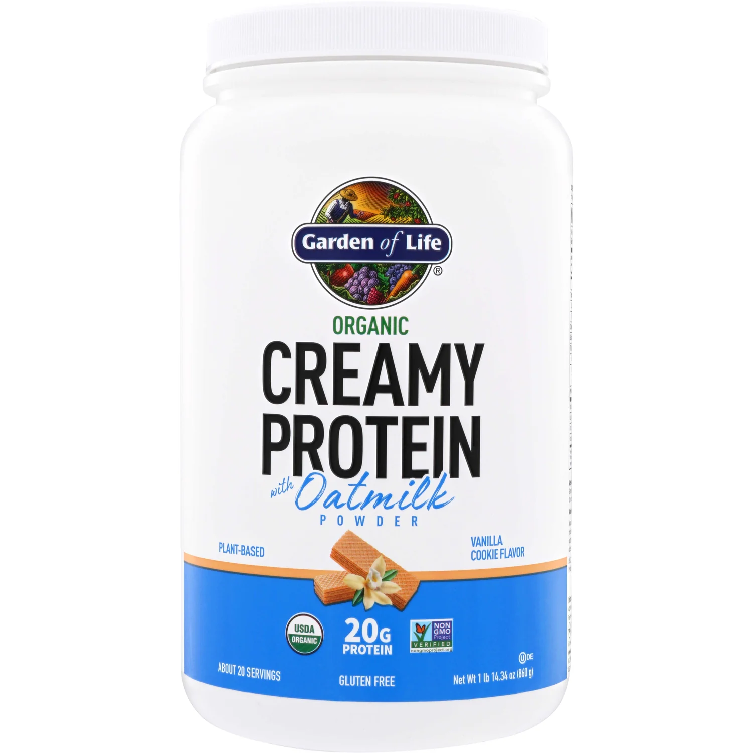 Organic Creamy Protein with Oatmilk Powder - Vanilla Cookie