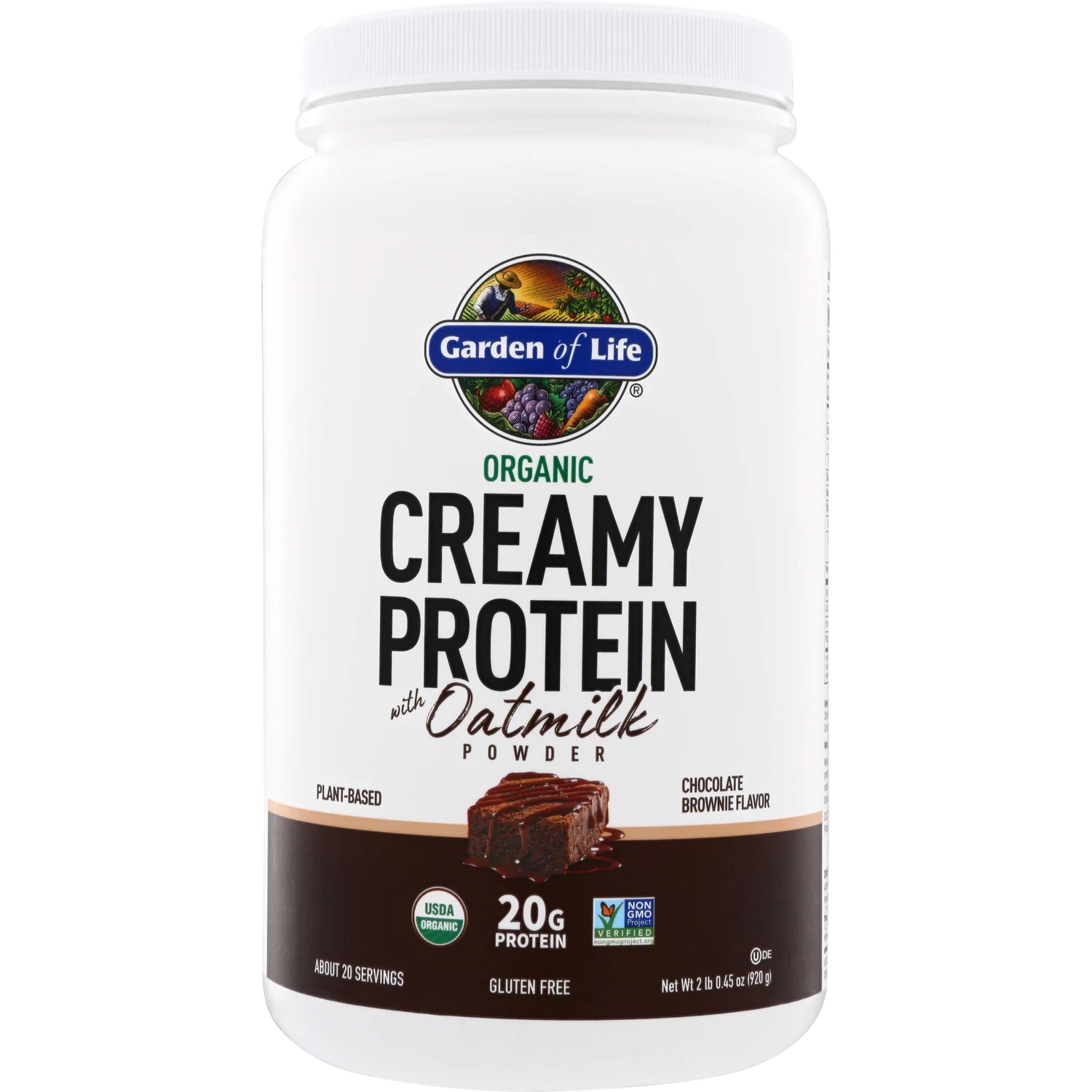 Organic Creamy Protein with Oatmilk Powder - Chocolate Brownie