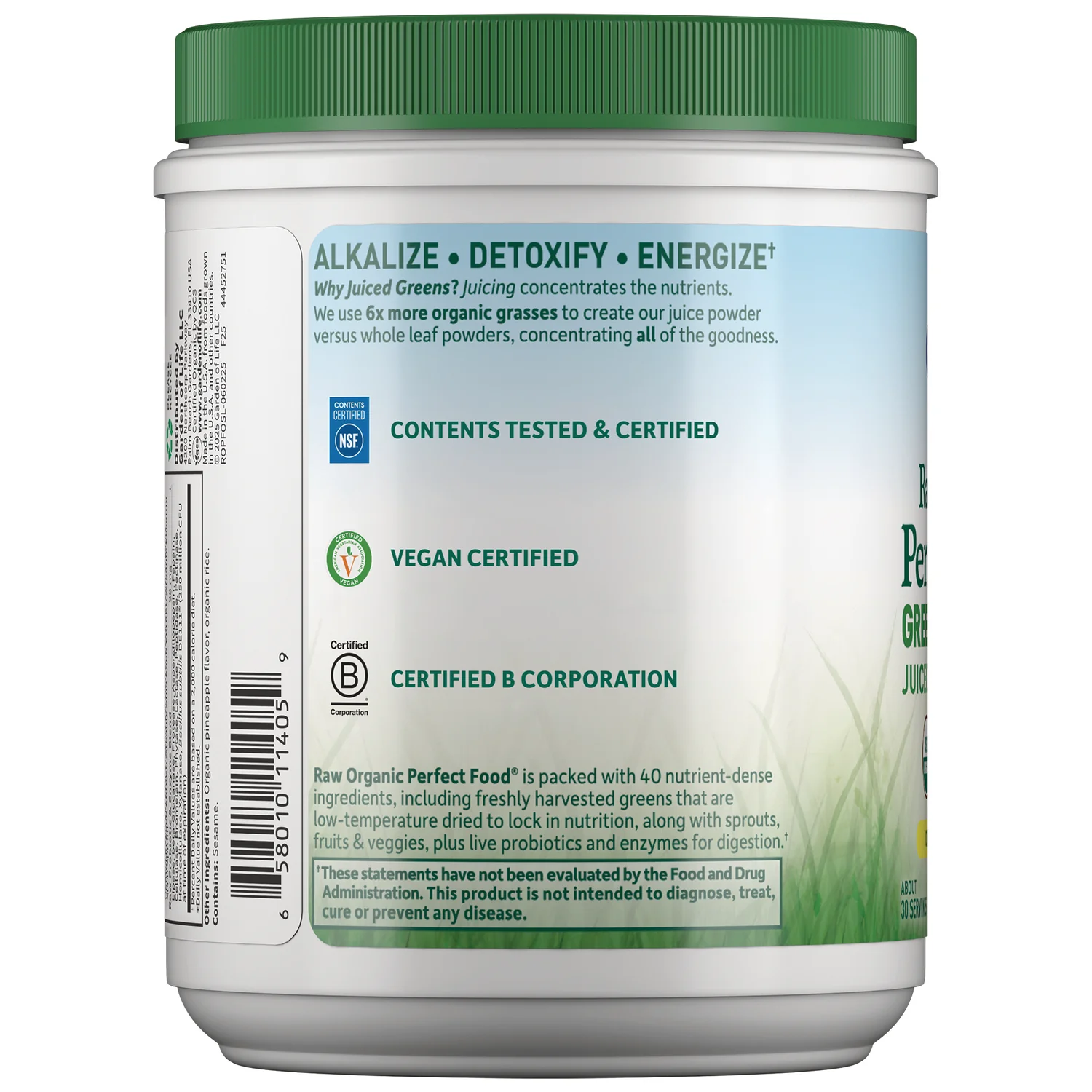 Raw Organic Perfect Food Green Superfood - Original - Image 3