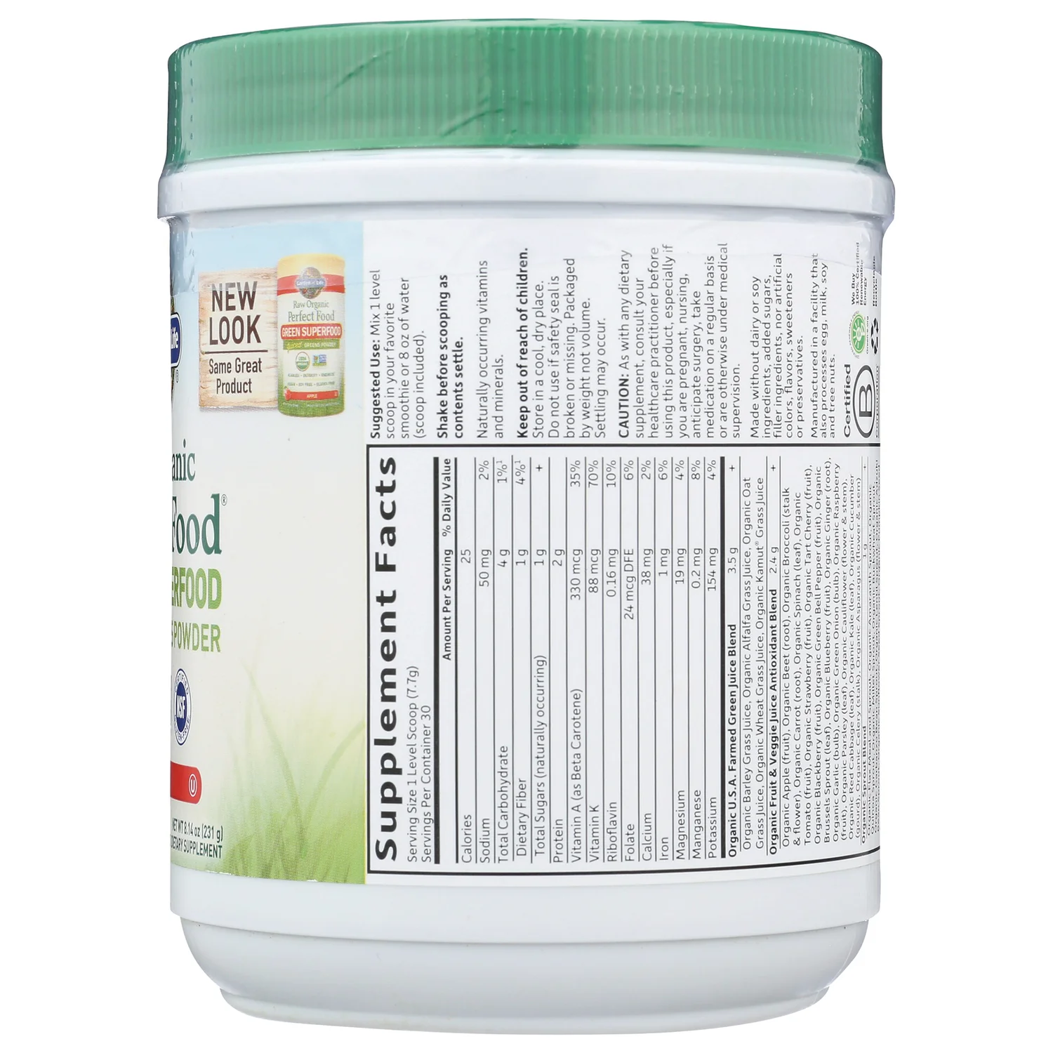 Raw Organic Perfect Food Green Superfood - Apple - Image 2