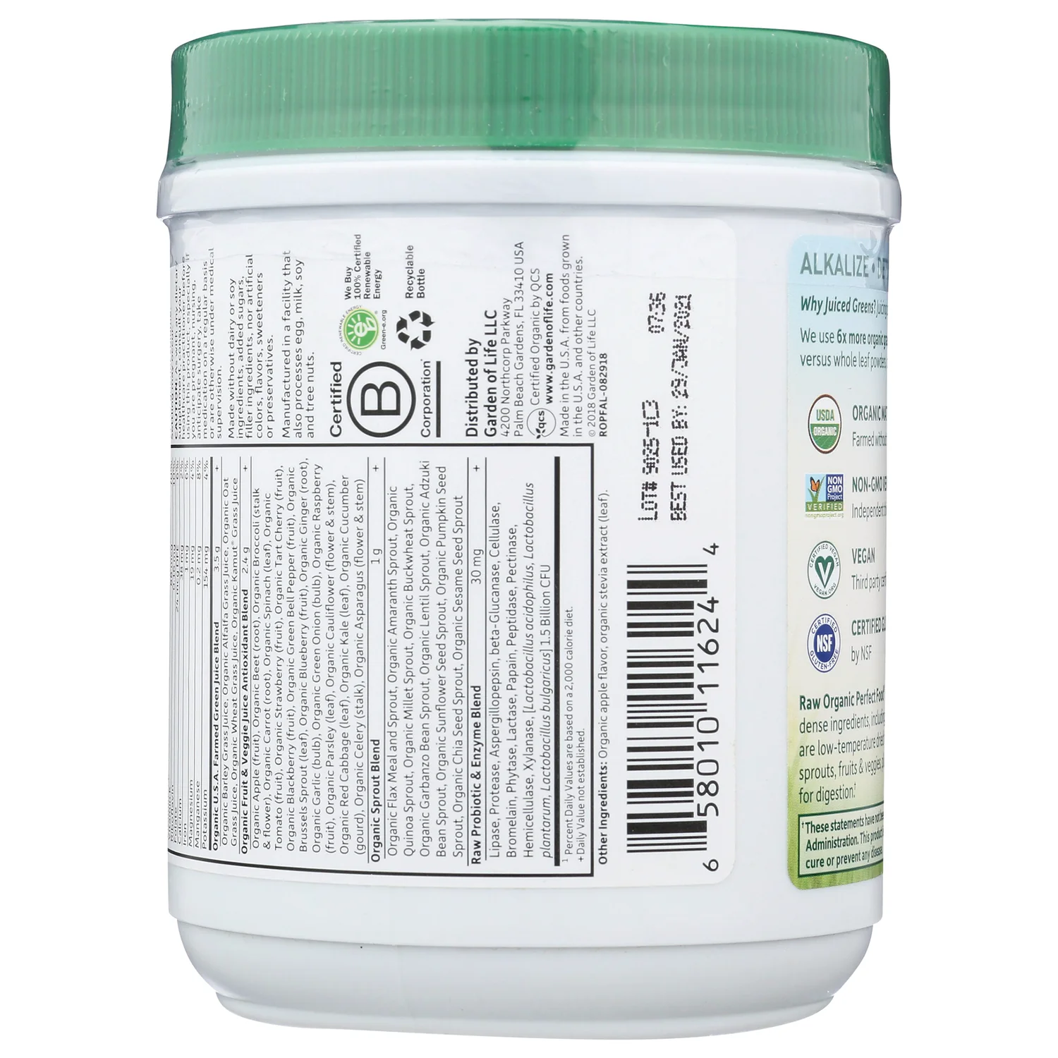 Raw Organic Perfect Food Green Superfood - Apple - Image 3