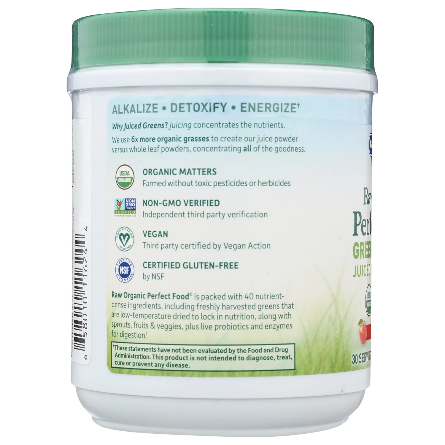 Raw Organic Perfect Food Green Superfood - Apple - Image 4