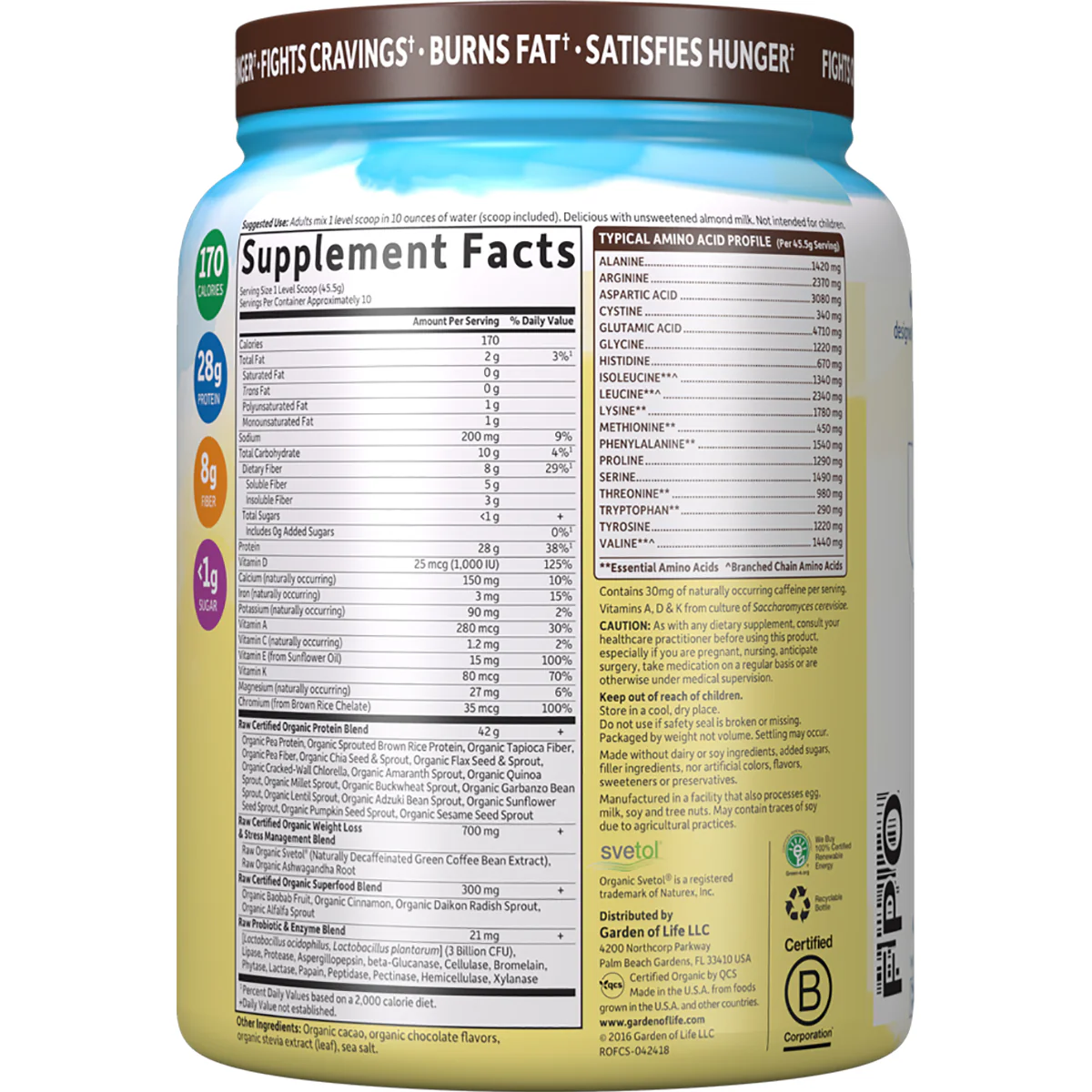 Raw Organic Fit High Protein for Weight Loss - Chocolate - Image 2