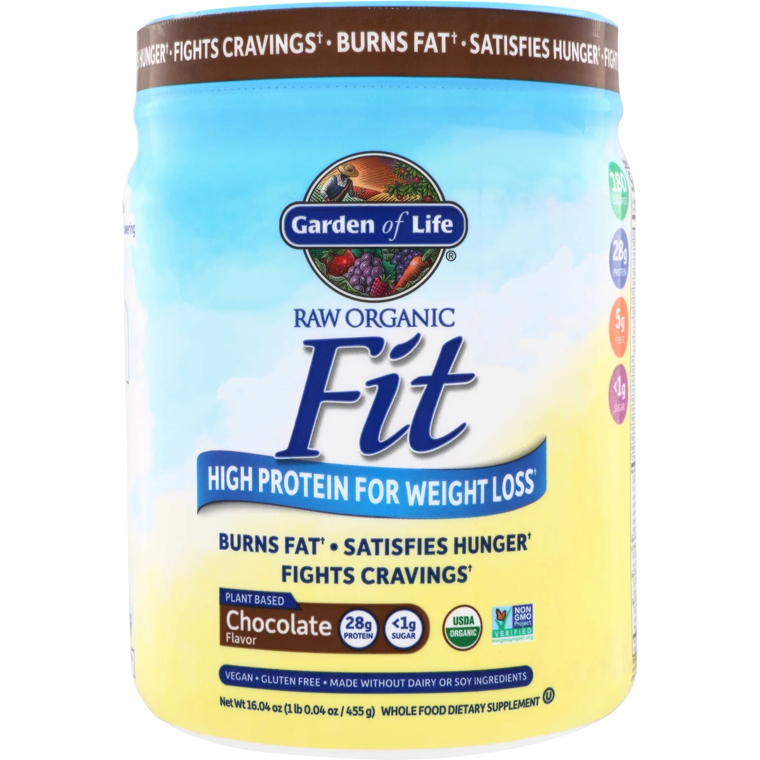 Raw Organic Fit High Protein for Weight Loss - Chocolate