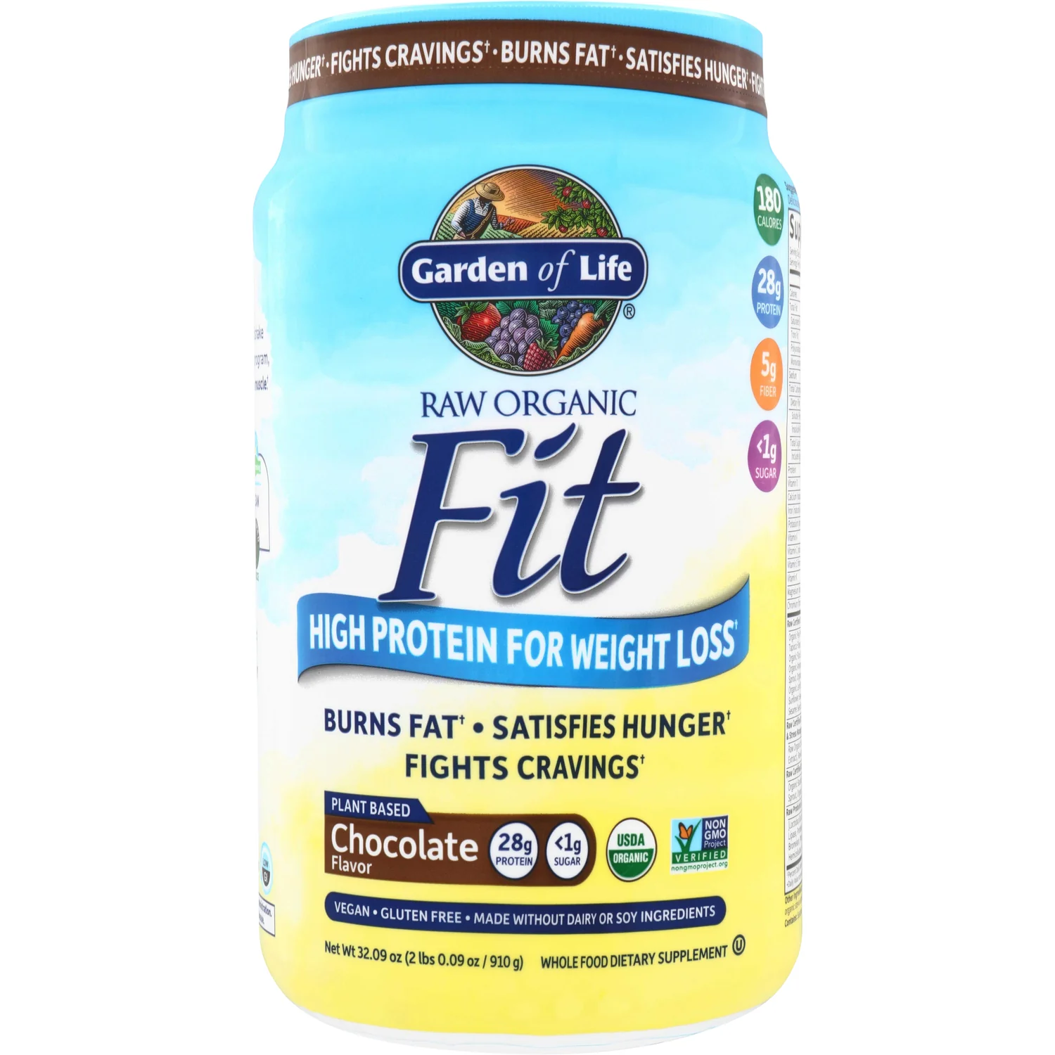 Raw Organic Fit High Protein for Weight Loss - Chocolate