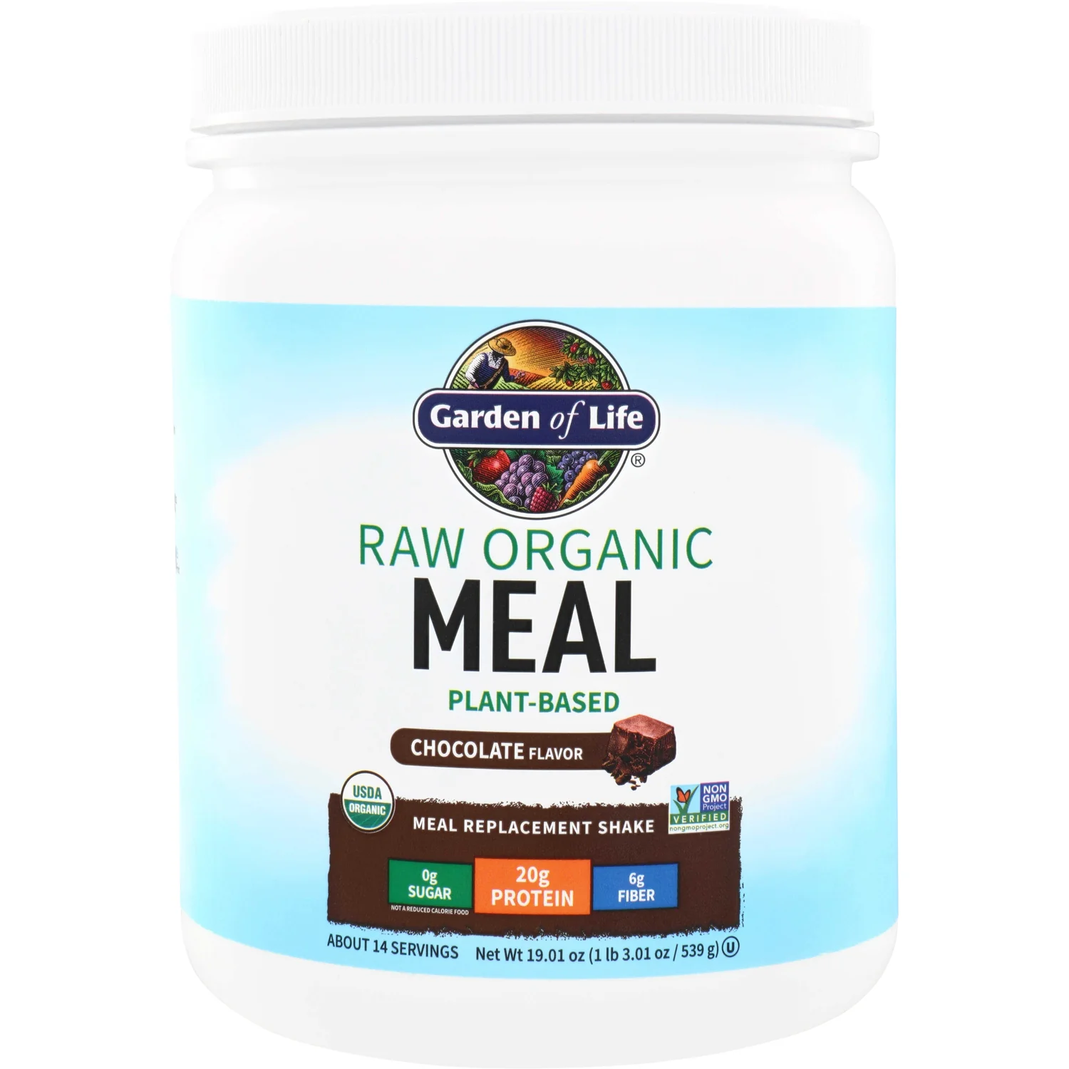 Raw Organic Meal Plant-Based - Chocolate