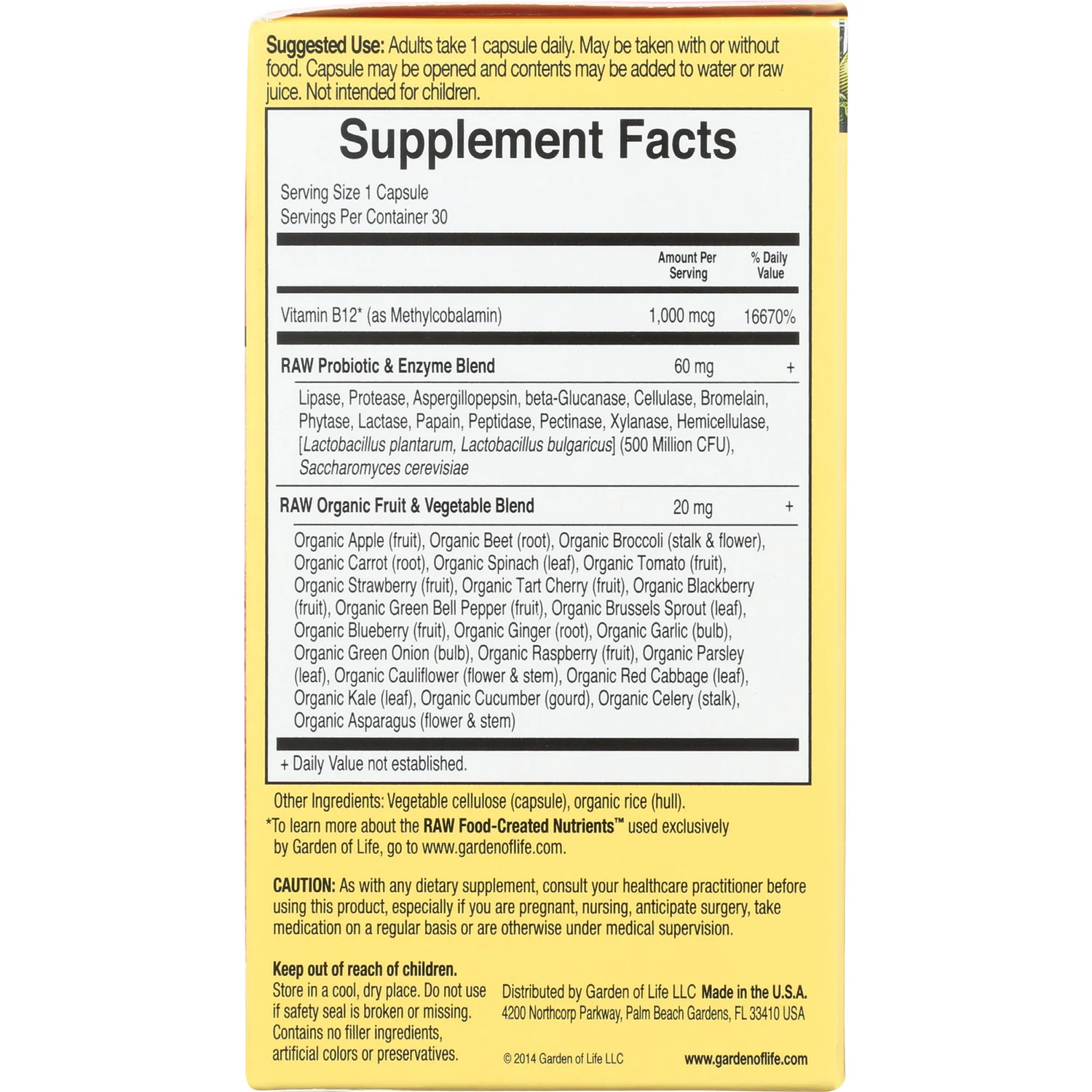 Vitamin Code Raw B-12 - Image 2