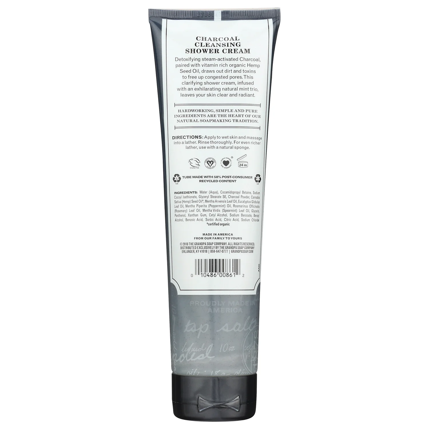 Charcoal Cleansing Shower Cream - Image 2