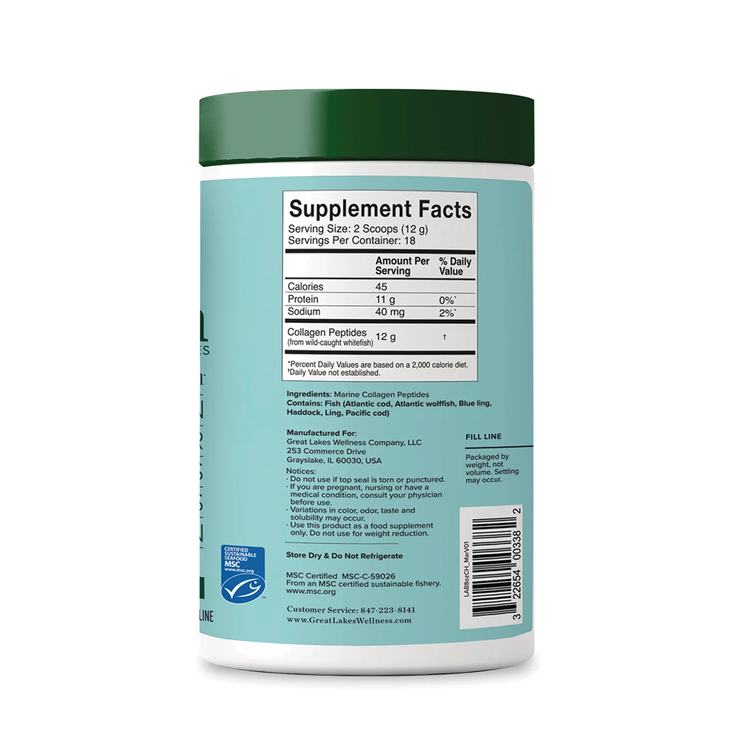 Sustainable Marine Collagen Peptides - Unflavored - Image 2