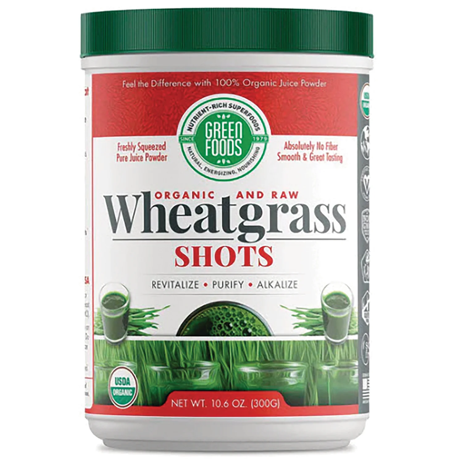 Organic and Raw Wheatgrass Shots