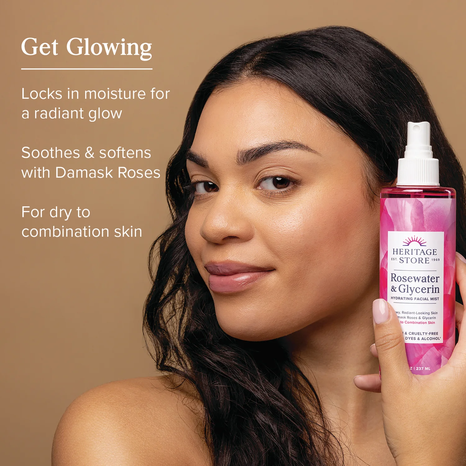 Rosewater & Glycerin Hydrating Facial Mist - Image 3
