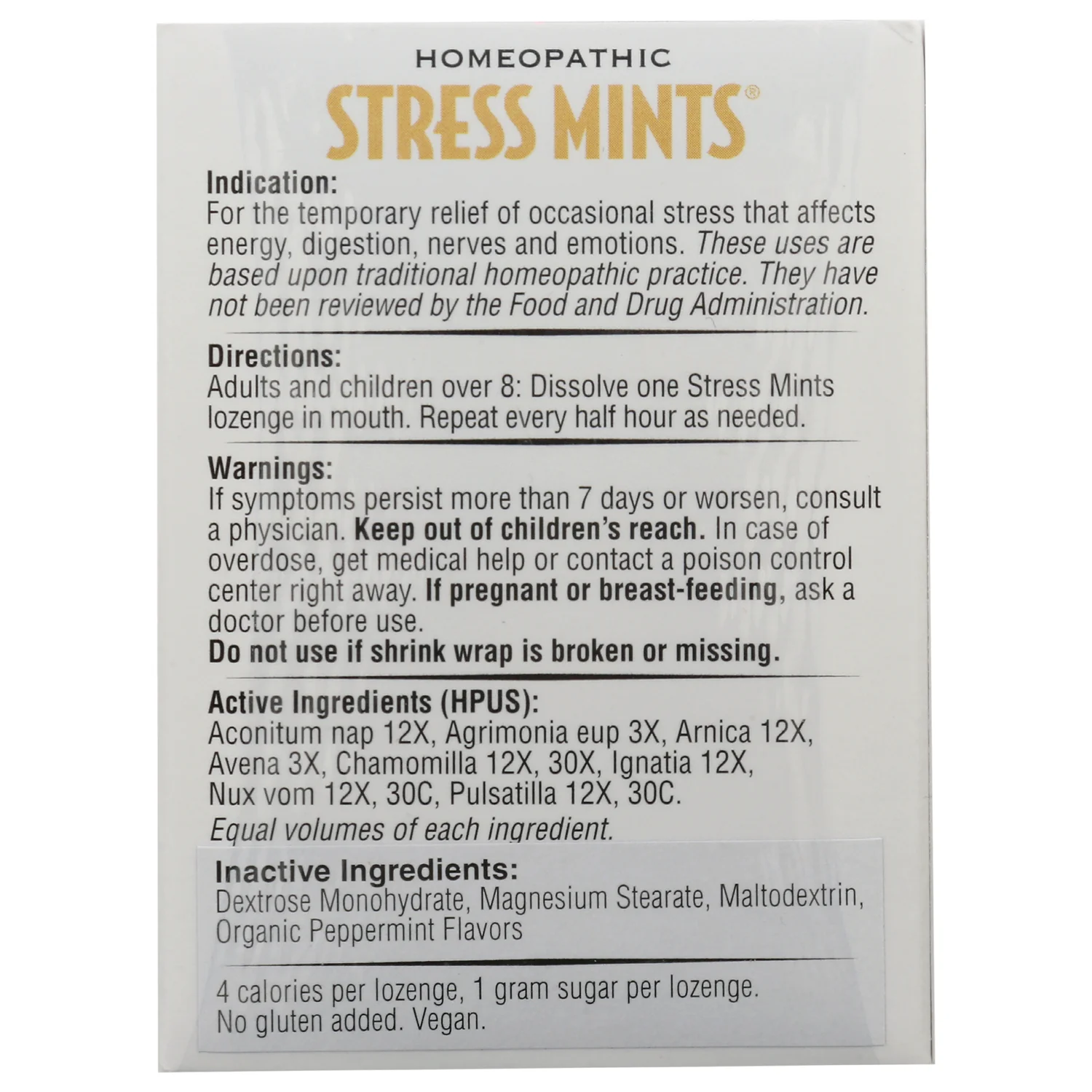 Homeopathic Stress Mints - Image 2