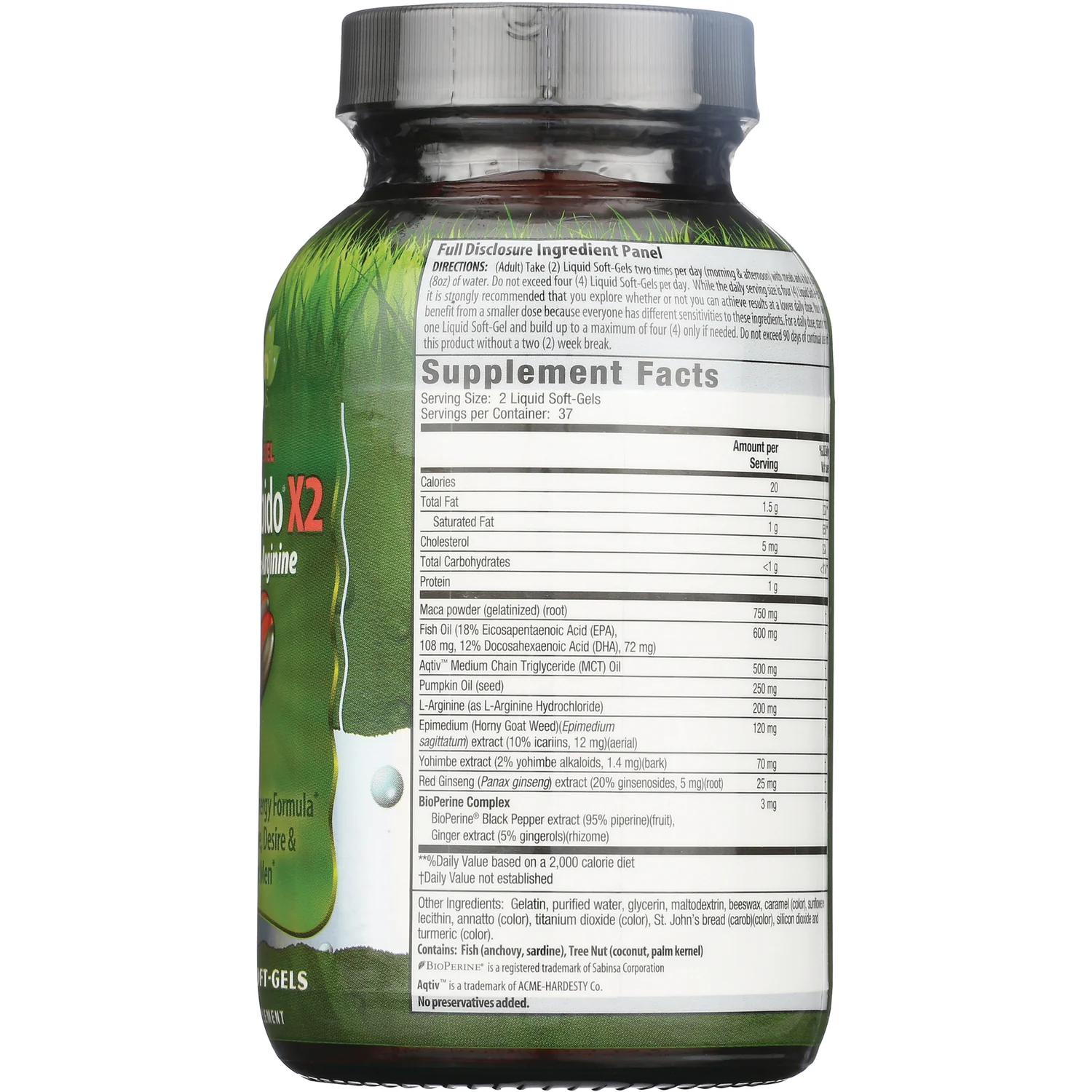 Next Level Steel Libido X2 Maca & L-Arginine - Image 2