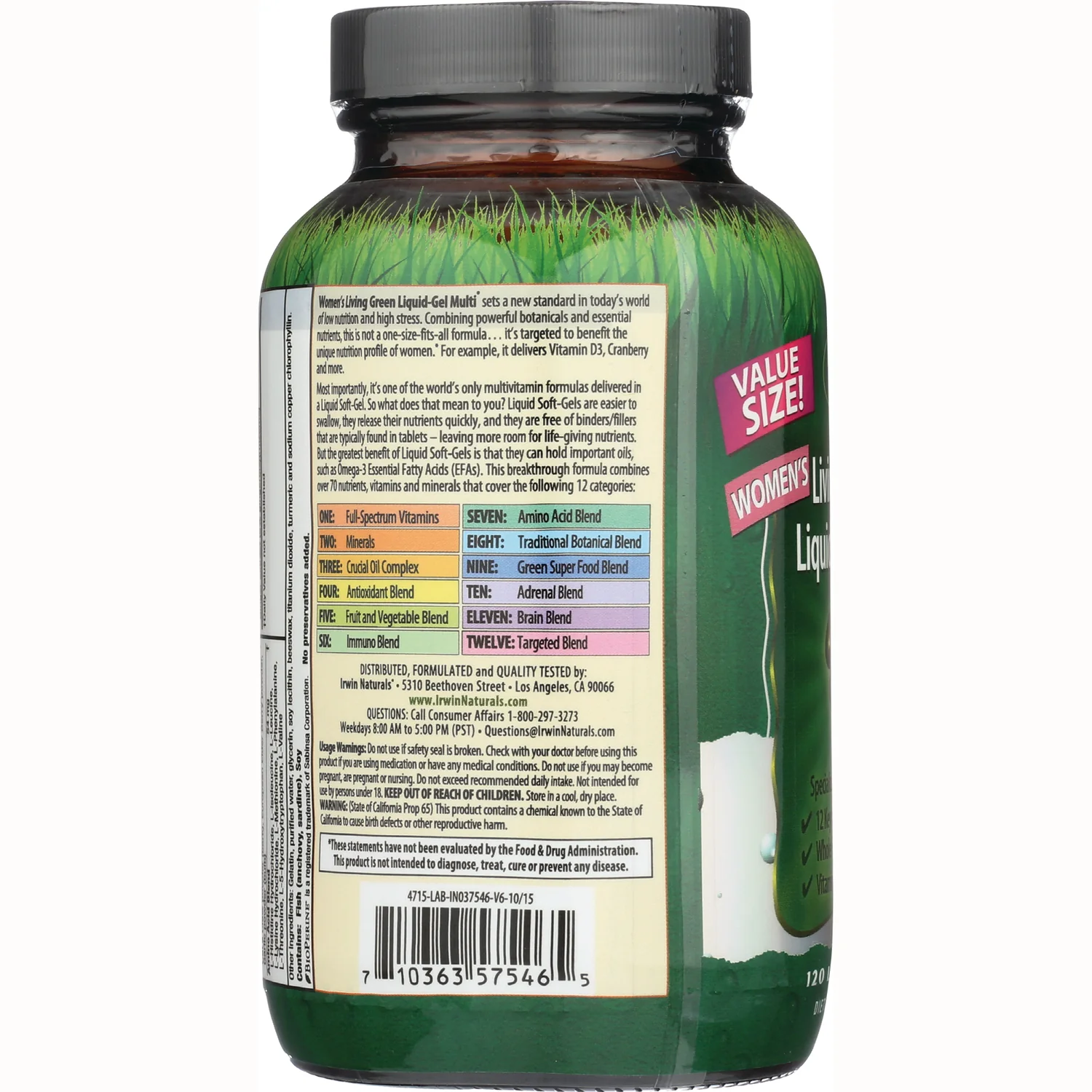 Women's Living Green Liquid-Gel Multi - Image 4