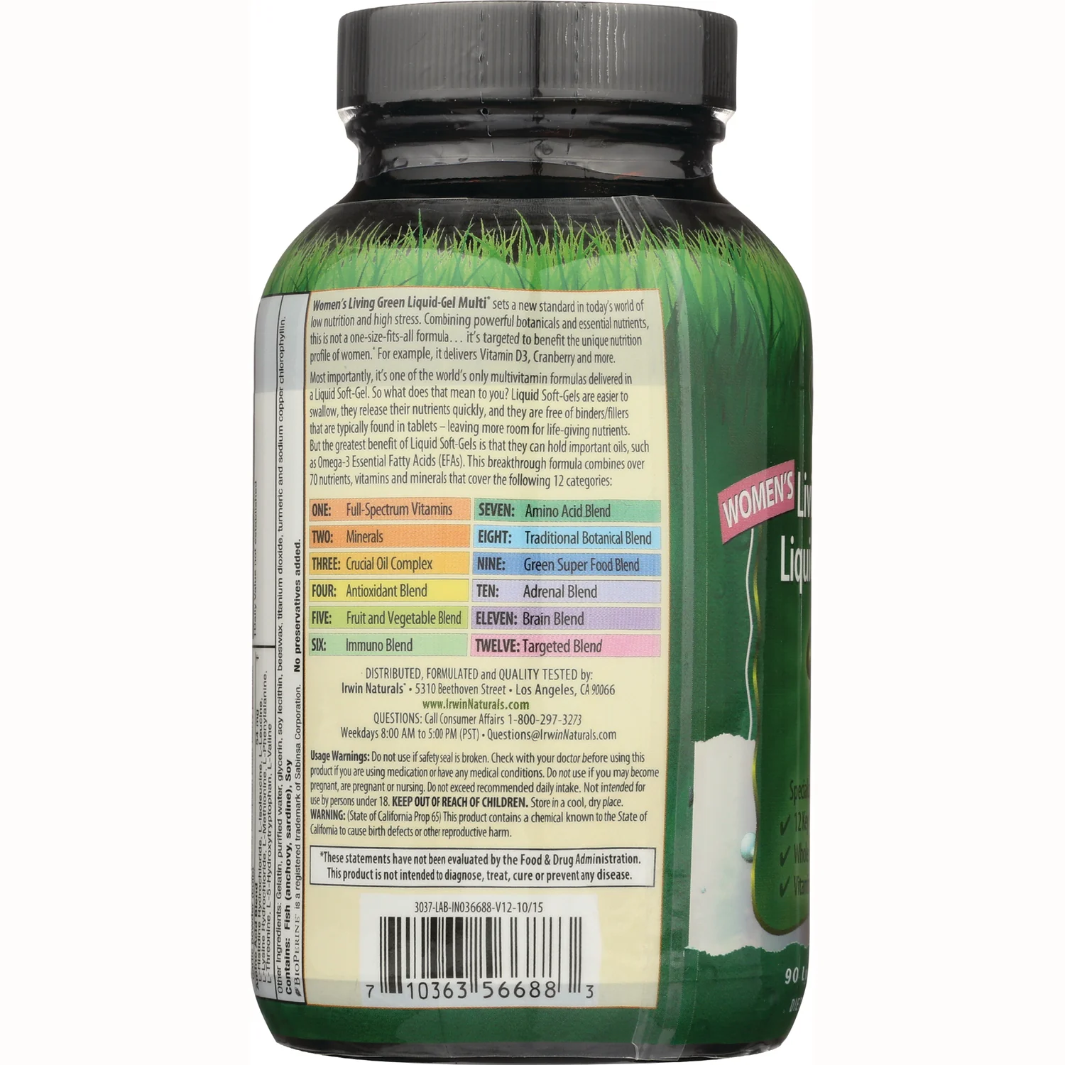 Women's Living Green Liquid-Gel Multi - Image 4