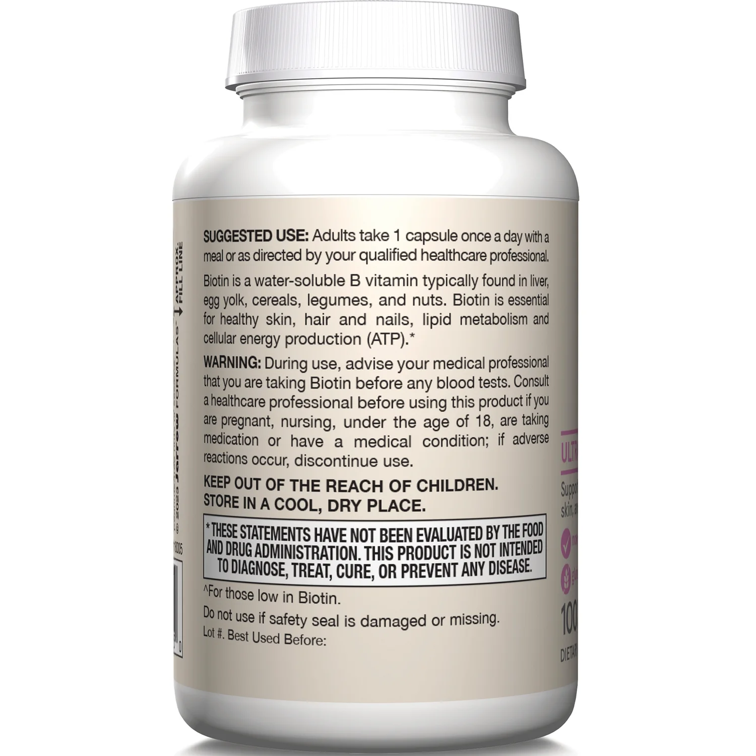 Vegan Biotin Ultra Strength - Image 3