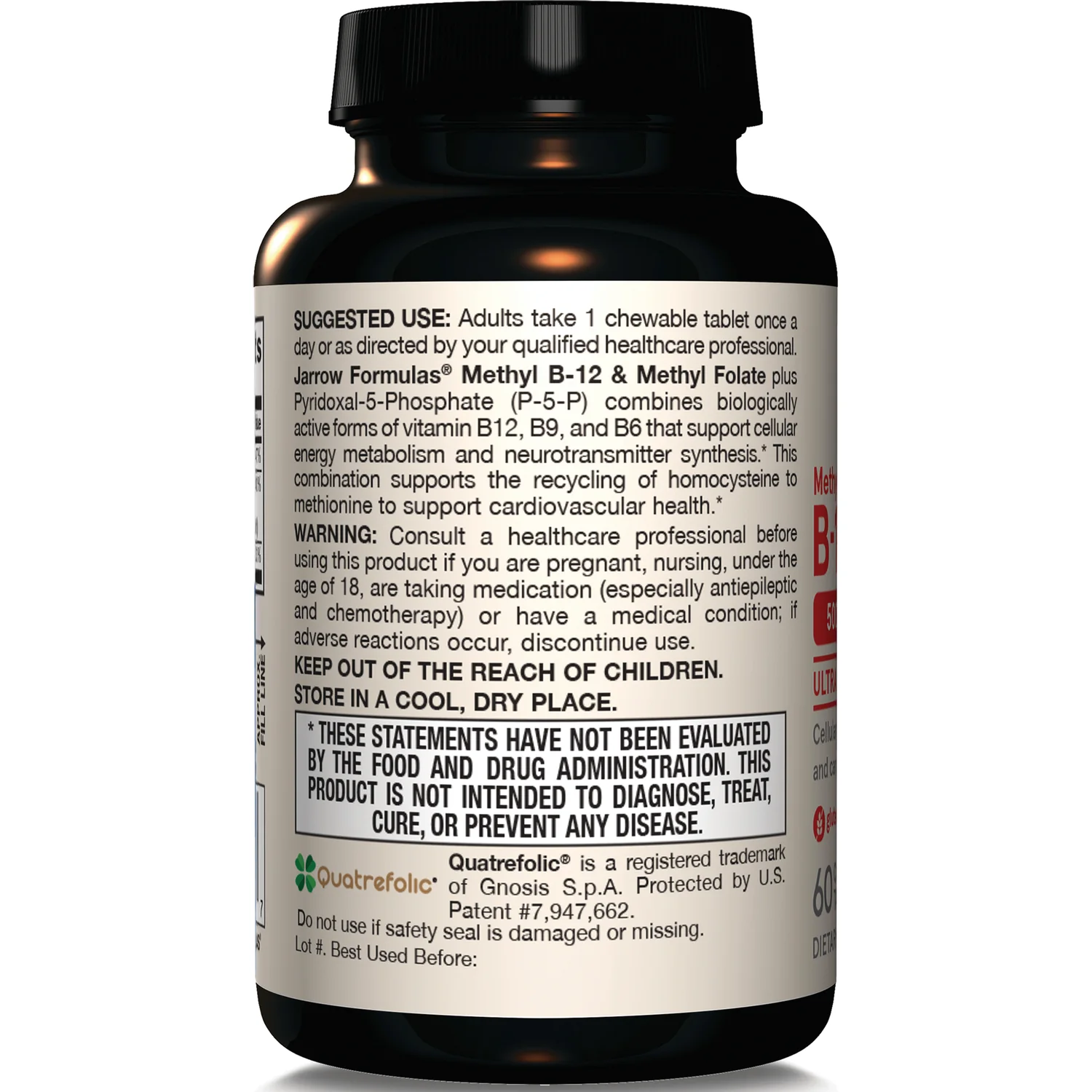 Vegan Methyl B-12 & Methyl Folate Ultra Strength - Cherry - Image 3