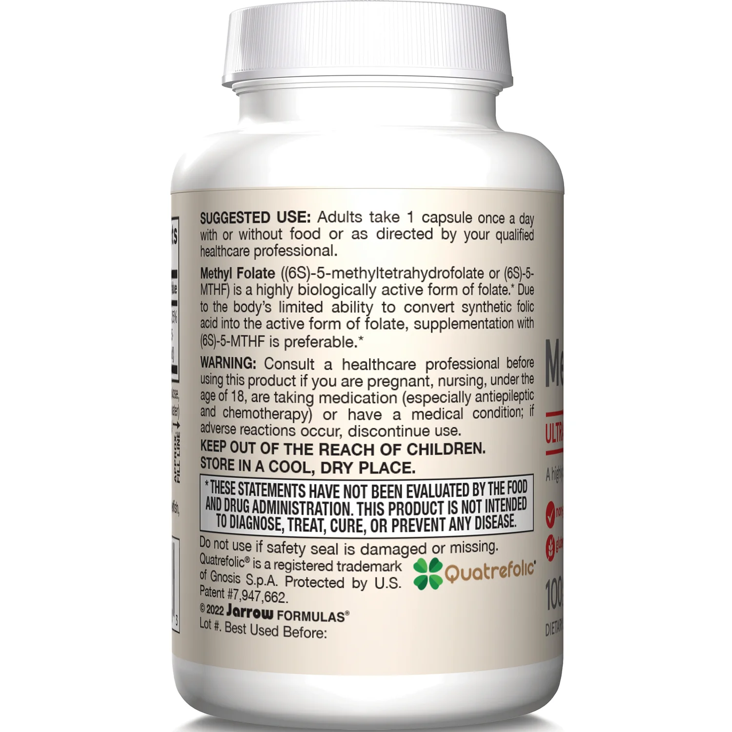 Vegan Methyl Folate Ultra Strength - Image 3