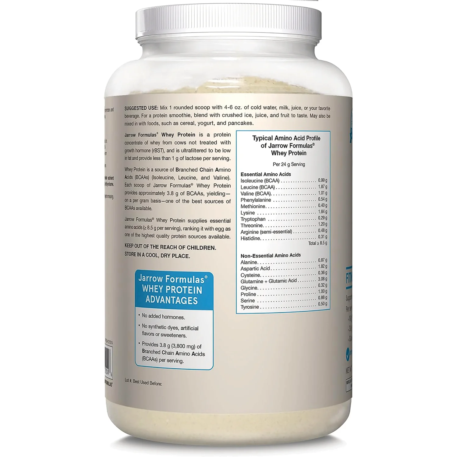 Whey Protein Powder - Unflavored - Image 3