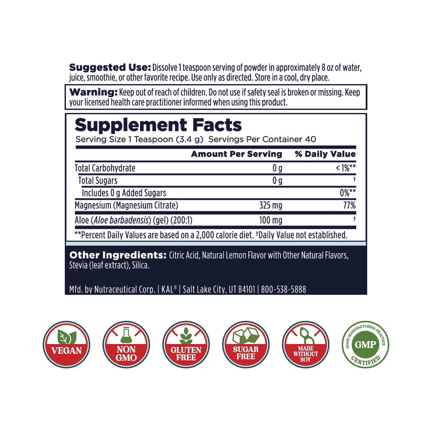 Gut Magnesium Powder - Lemon - Image 2
