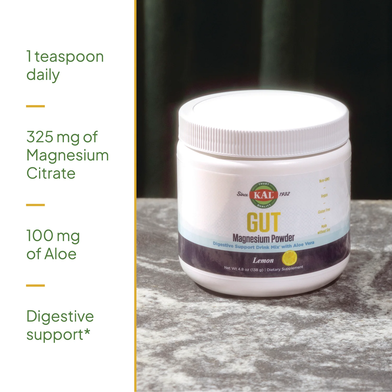 Gut Magnesium Powder - Lemon - Image 4