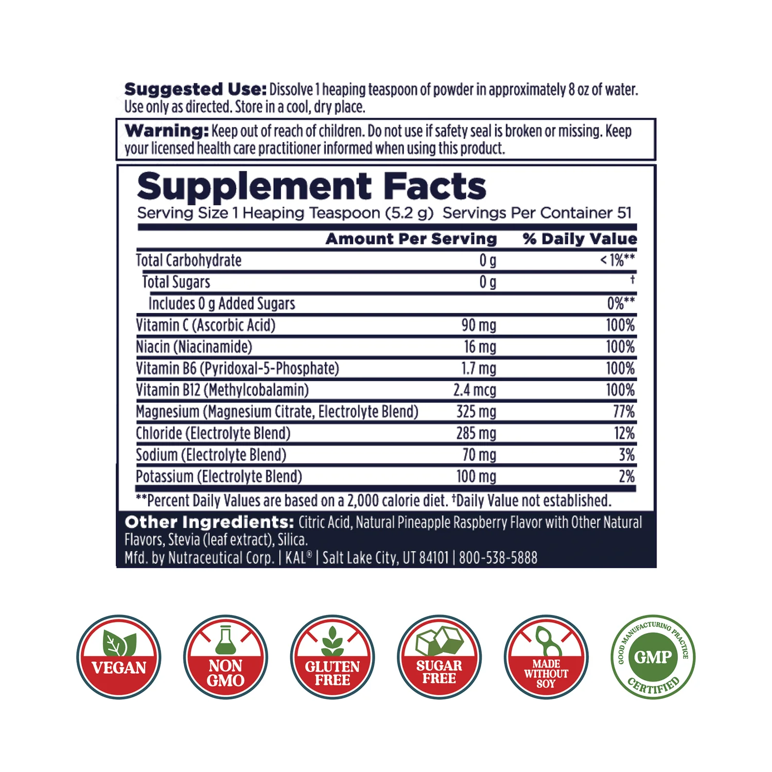 Hydro Magnesium Powder - Tropical Fruit Punch - Image 2